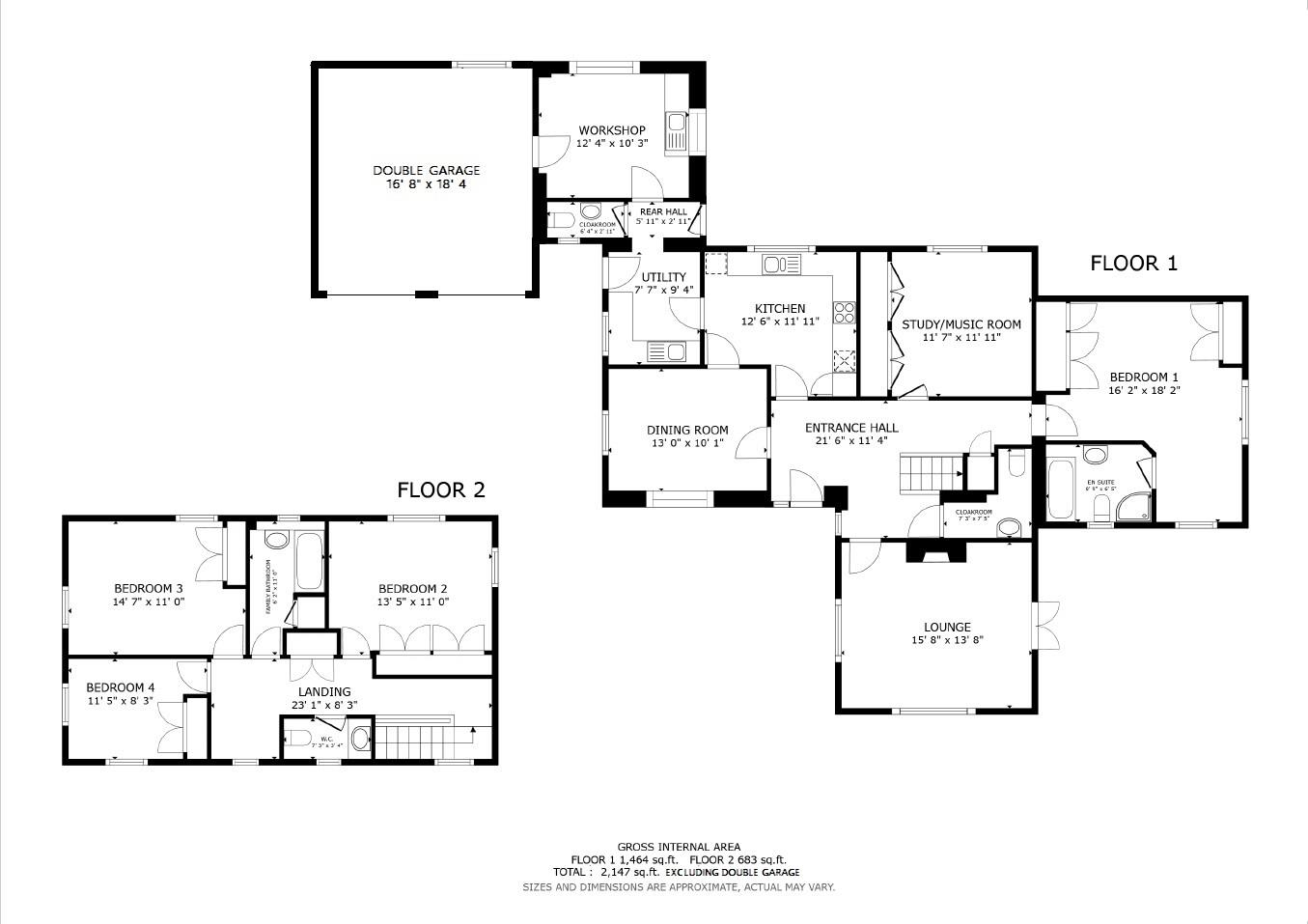 Stonefield House, Foundry Road, Ryhall floorplan