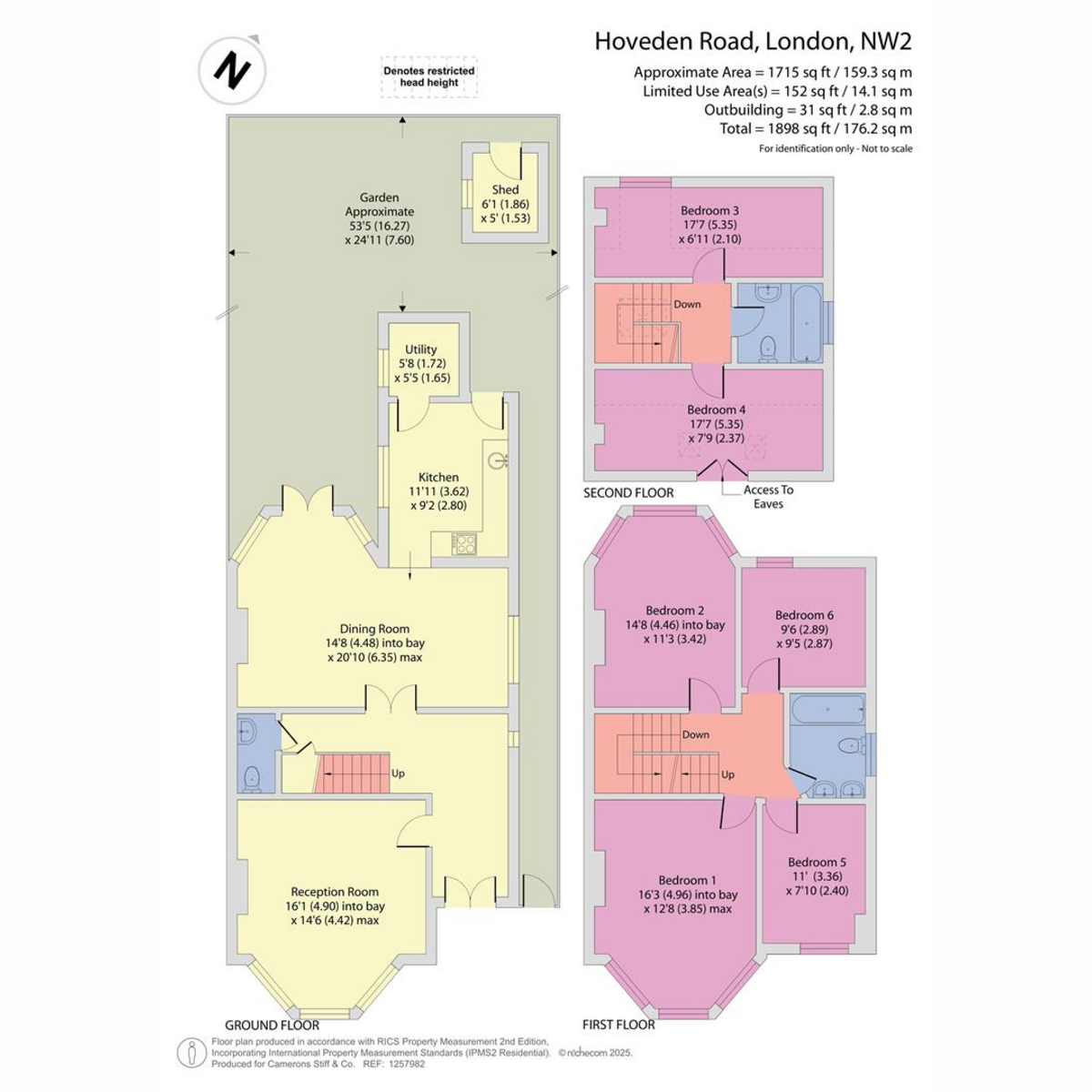 6, Hoveden Road, London floorplan