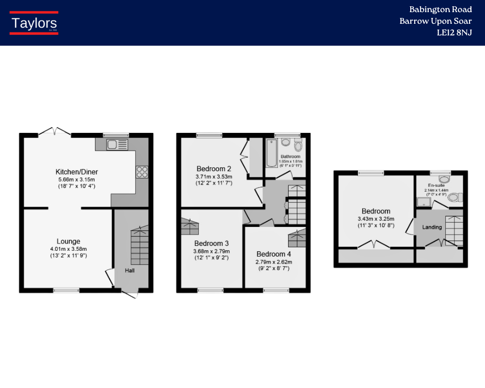 6, Babington Road, Loughborough floorplan
