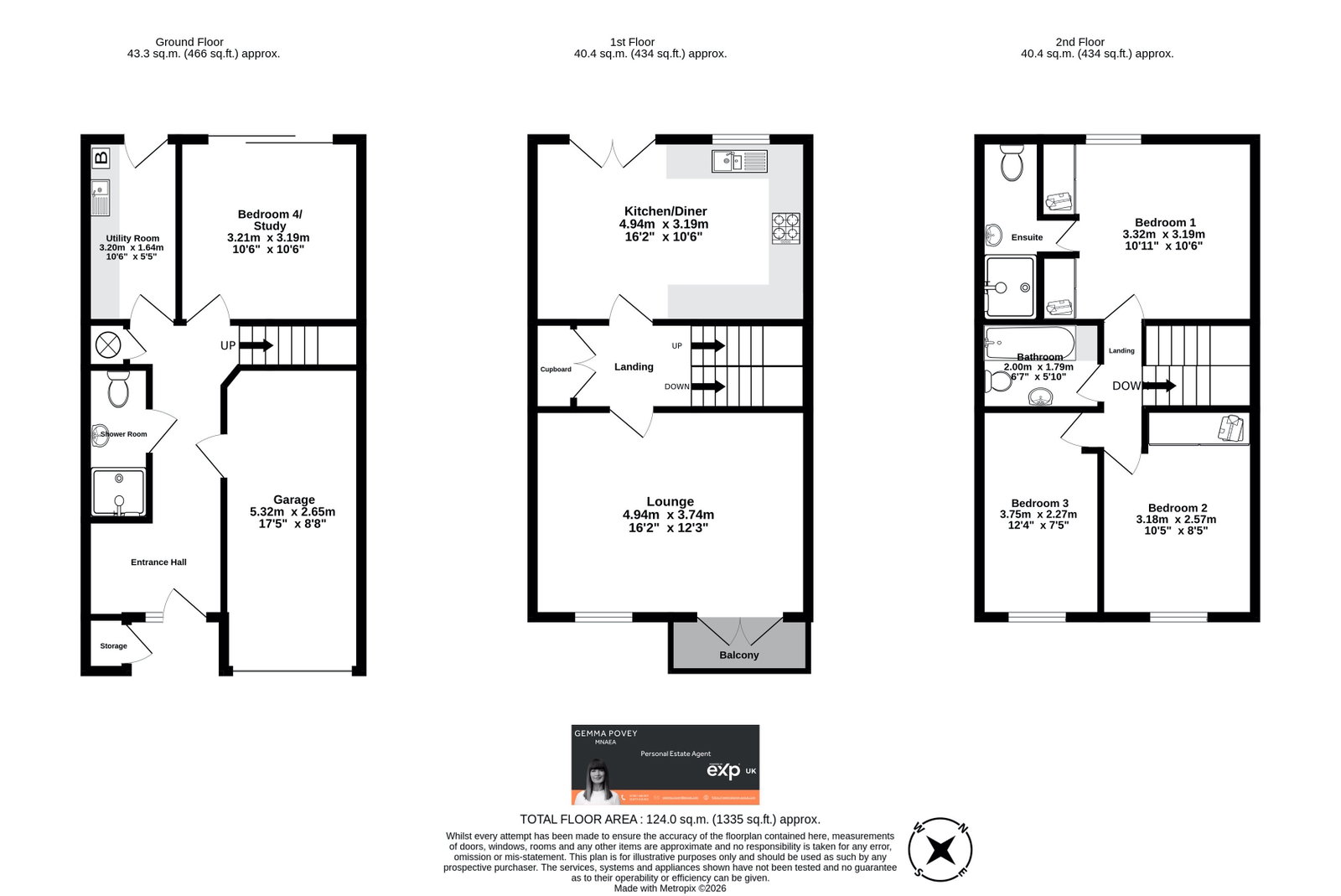 4, Bay Tree Lane, Abergavenny floorplan