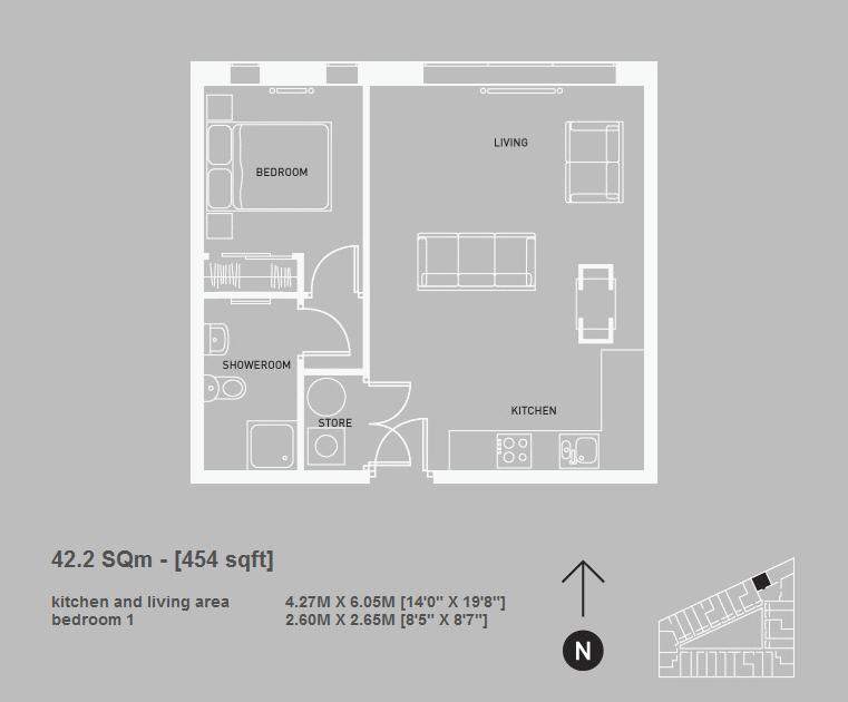 1 Bedrooms Flat to rent in Mann Island, Liverpool L3