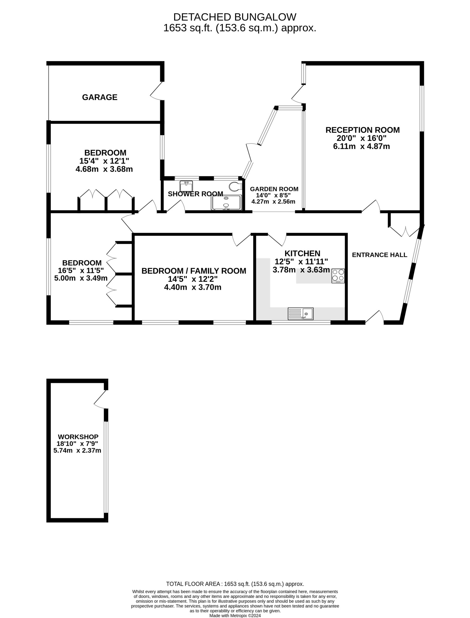 57, Hitchin Street, Baldock floorplan