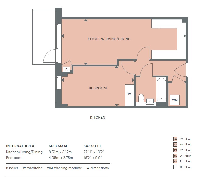 6 Hunter House,, St. Andrews Way, Hertfordshire floorplan