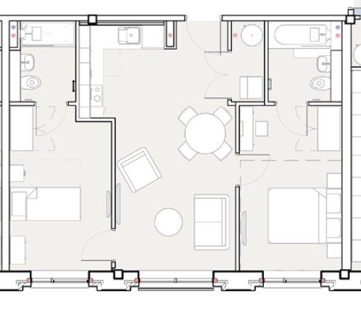 The Vauxhall Residences, Liverpool floorplan