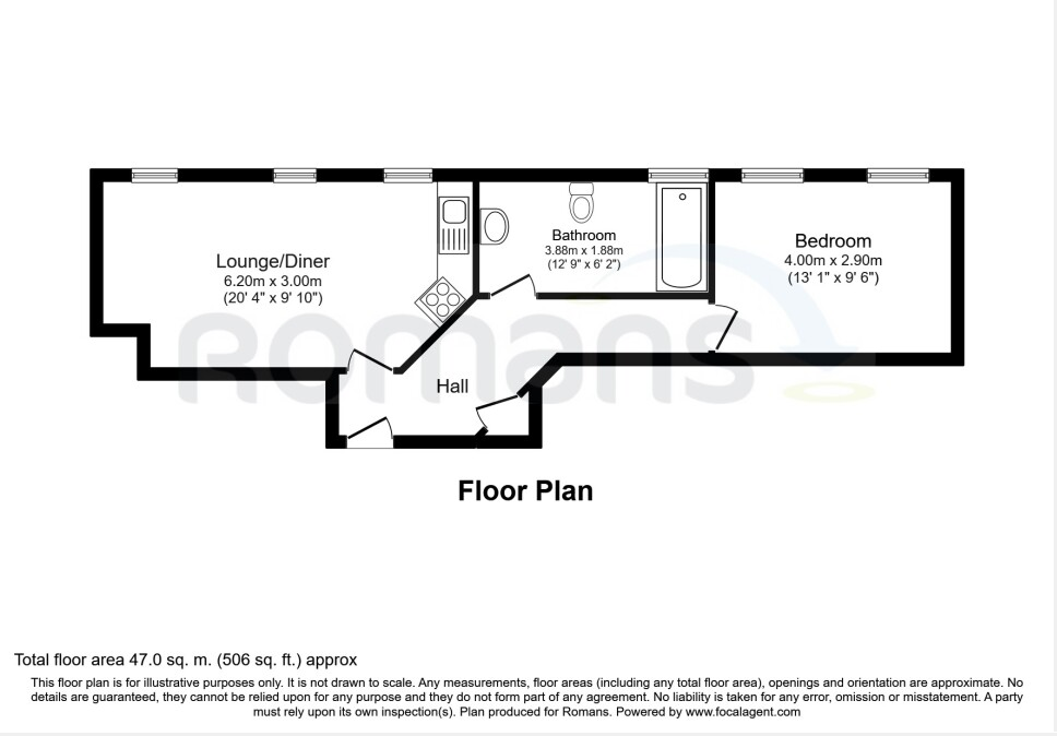 18, Culdrose House, 1, Frederick Street, Hampshire floorplan