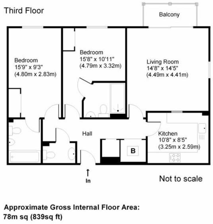 2 Bedrooms  to rent in Kings Court, 40 Hersham Road, Walton-On-Thames, Surrey KT12