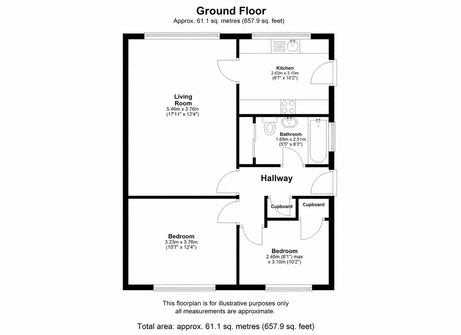 28, Deanwood Crescent, Bradford floorplan
