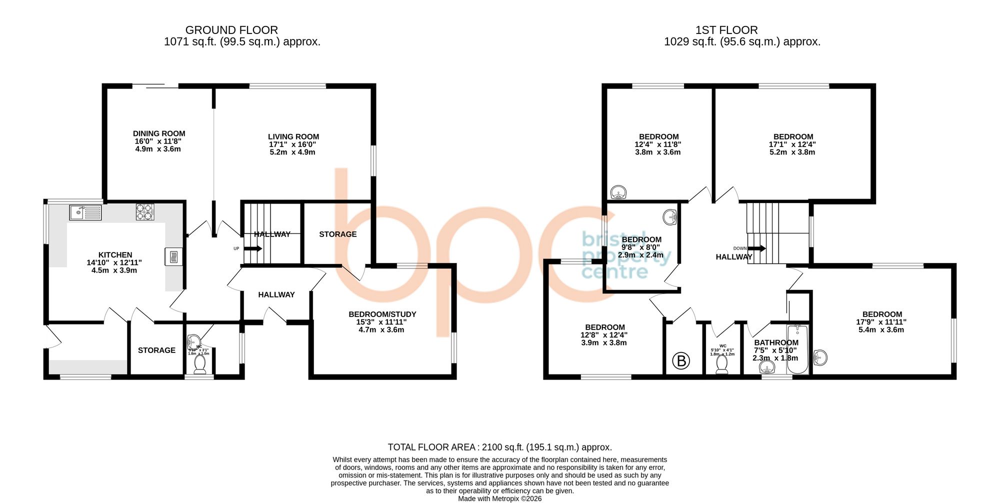 18 Westerleigh Road, Bristol floorplan