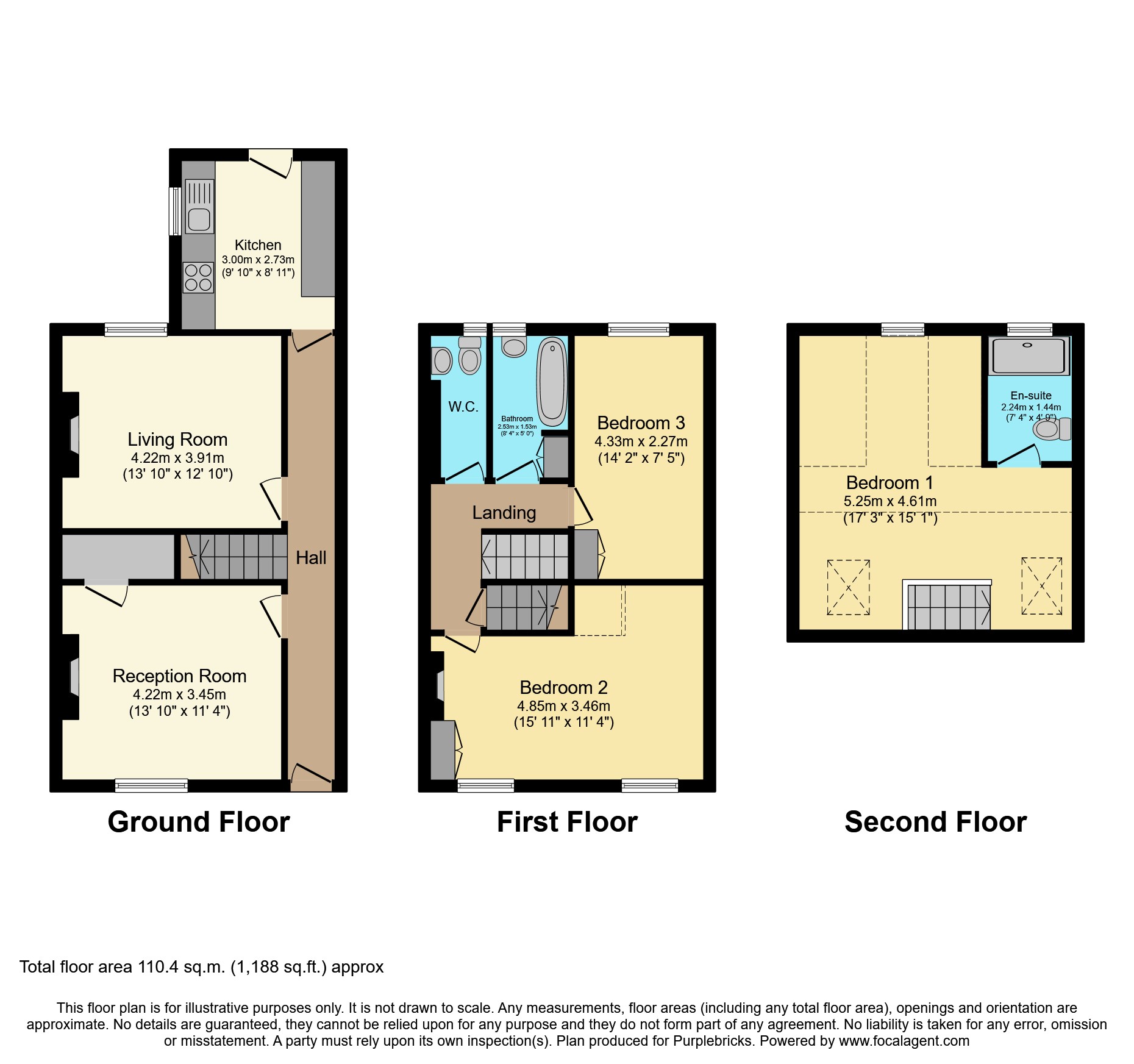 83, Vanbrugh Hill, London floorplan