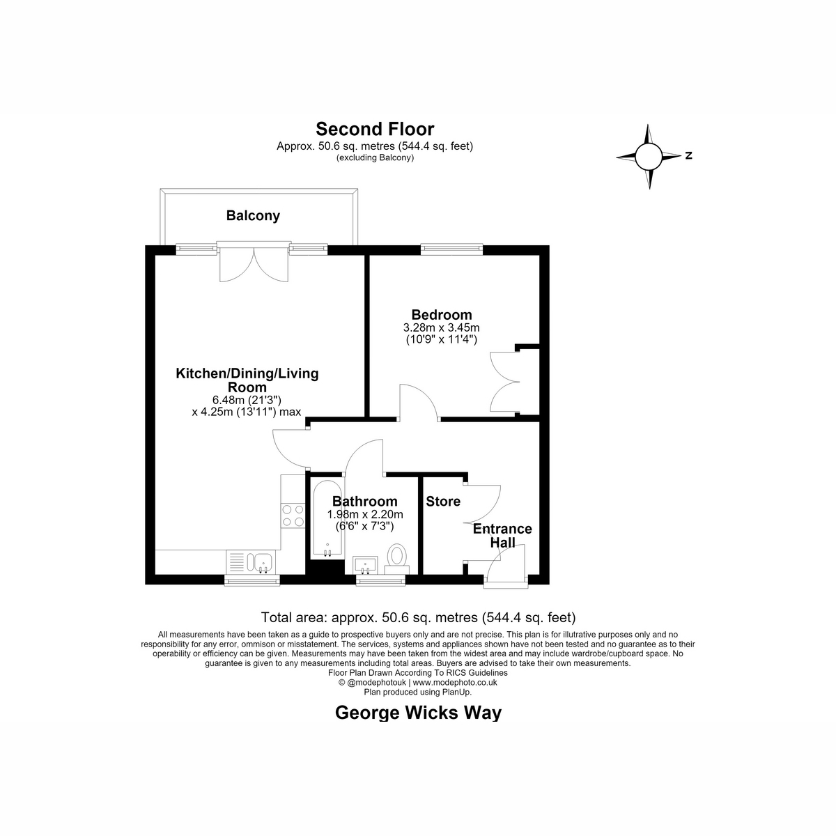 13, George Wicks Way, Chelmsford floorplan