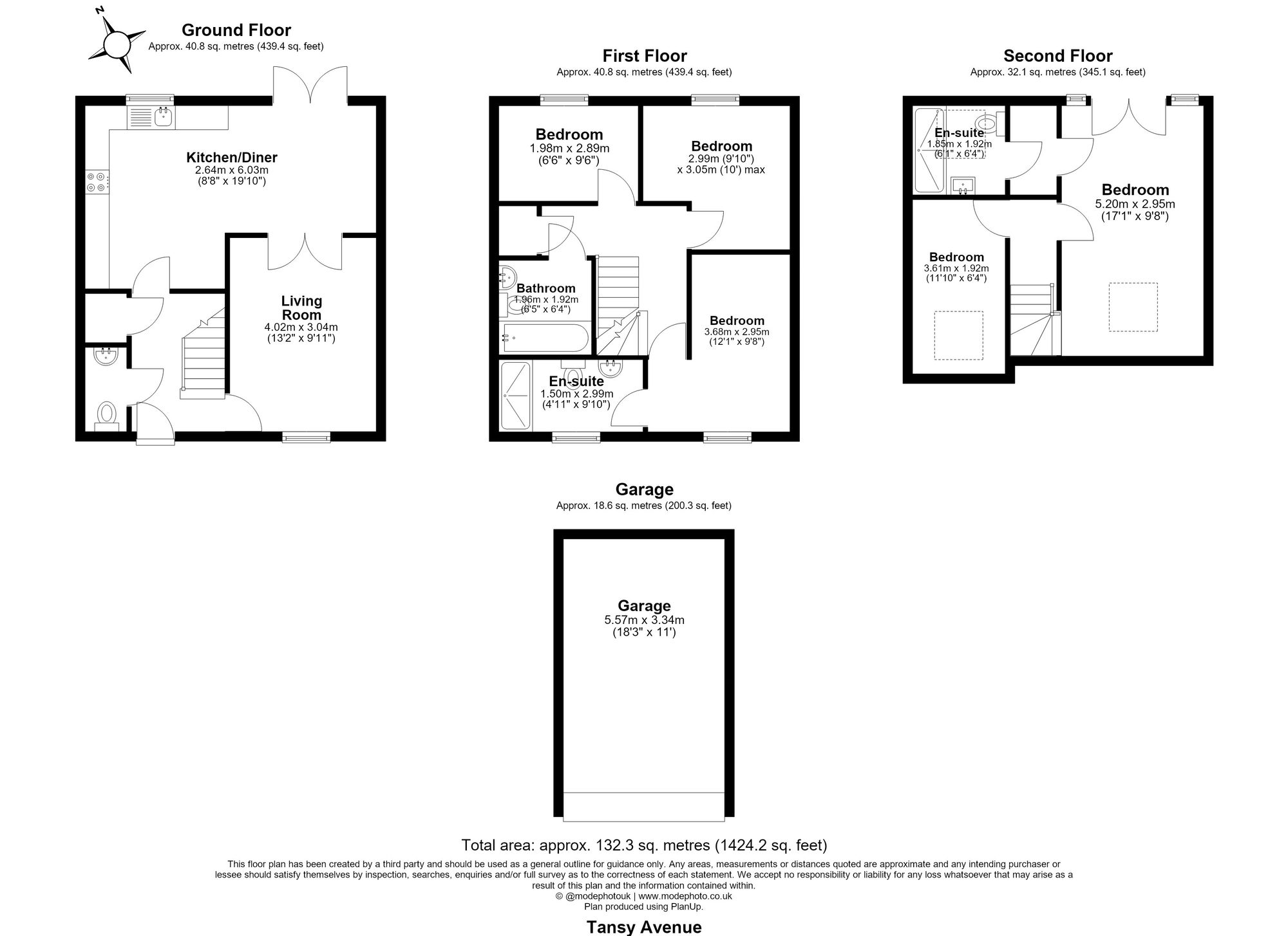 26 Tansy Avenue, Hitchin floorplan