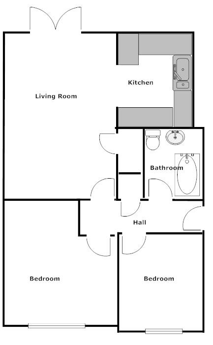 2 Bedrooms Flat to rent in St Nicholas Court, Crawley Lane, Three Bridges RH10