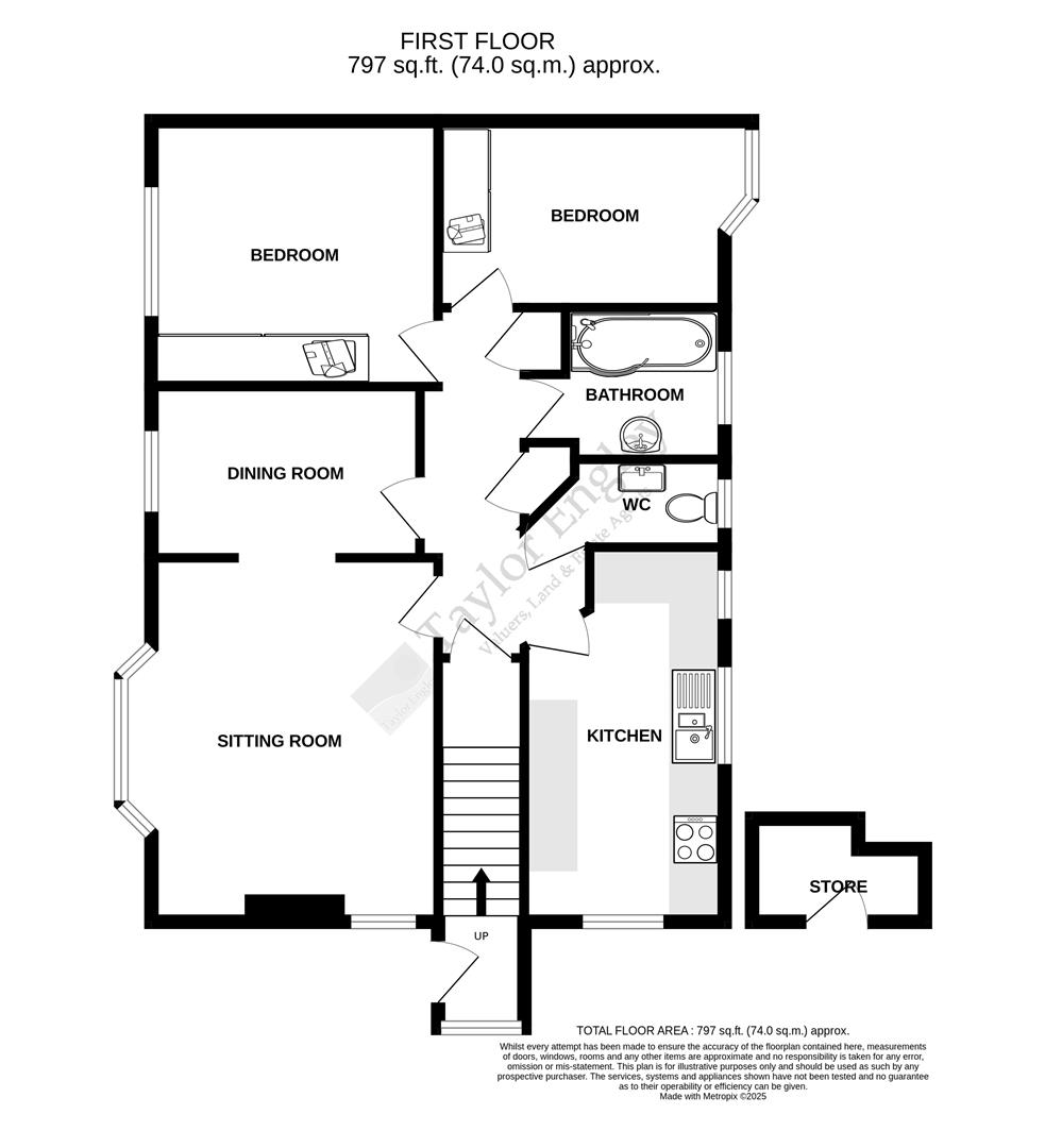 Flat 5, Ratton Garden, Eastbourne floorplan