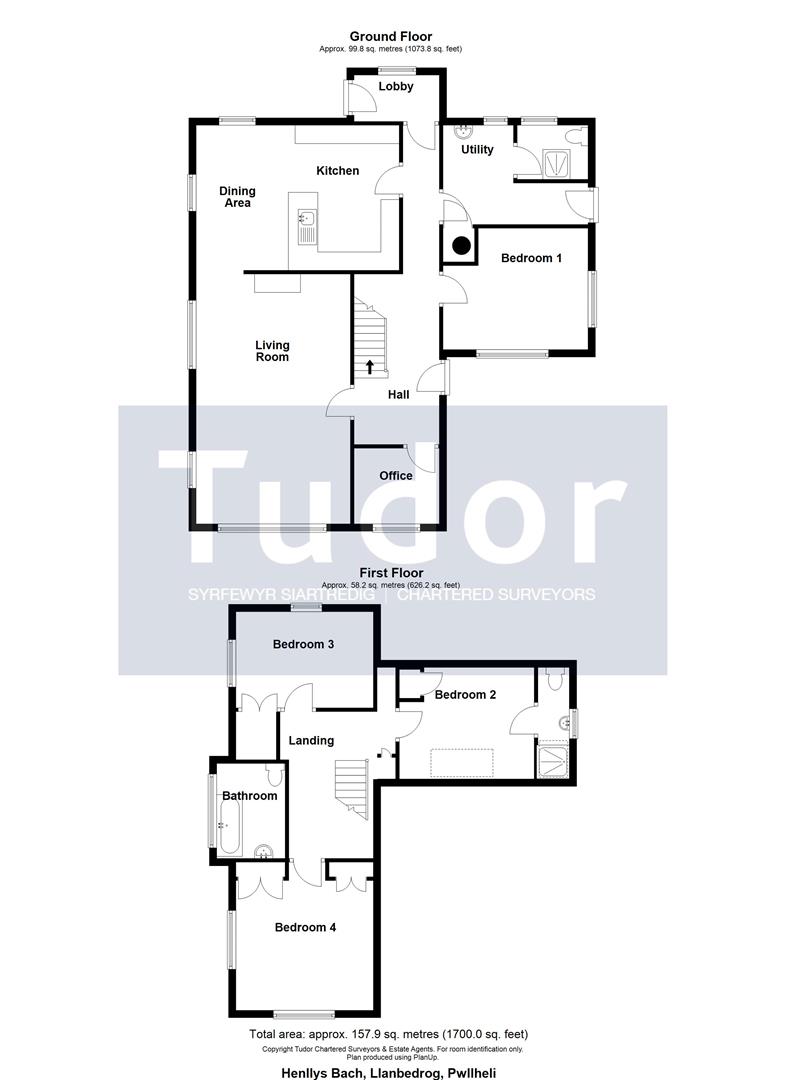 Henllys Bach, Lon Pin, Llanbedrog floorplan