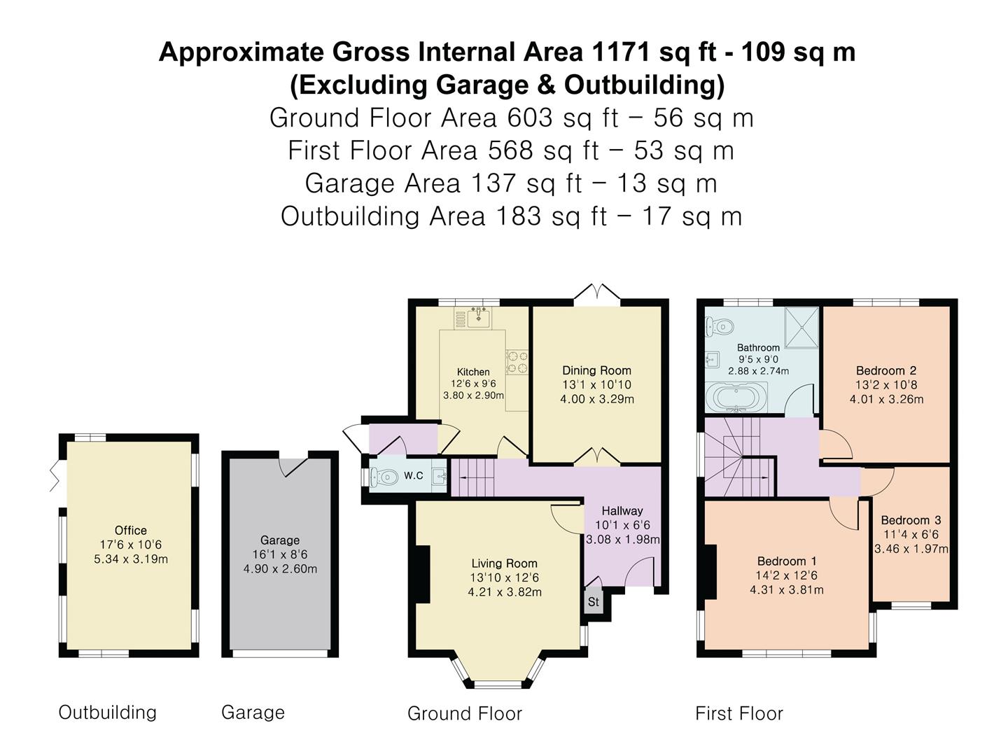 67, Southway, Totteridge floorplan