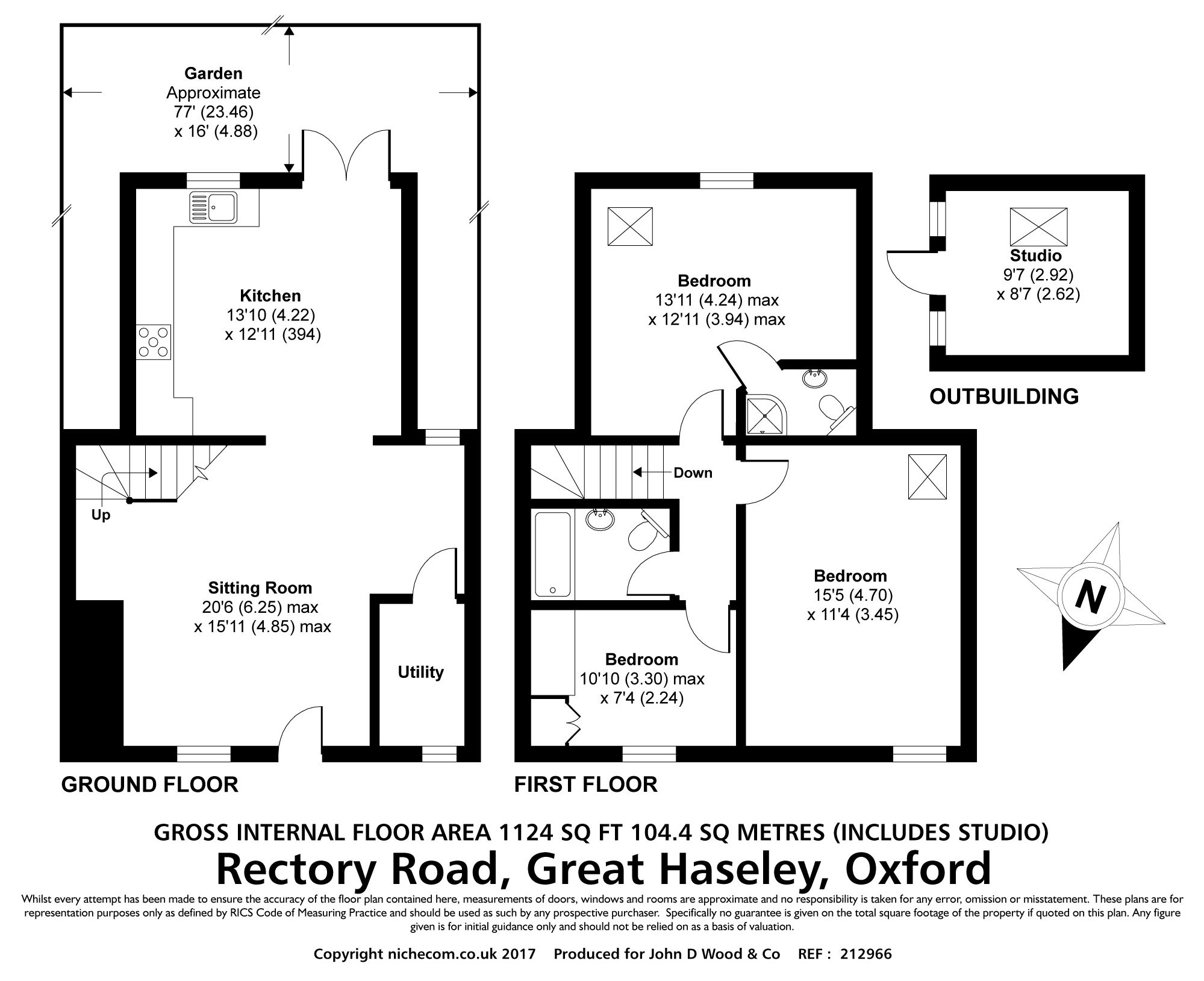 3 Bedrooms  to rent in Rectory Road, Oxford OX44