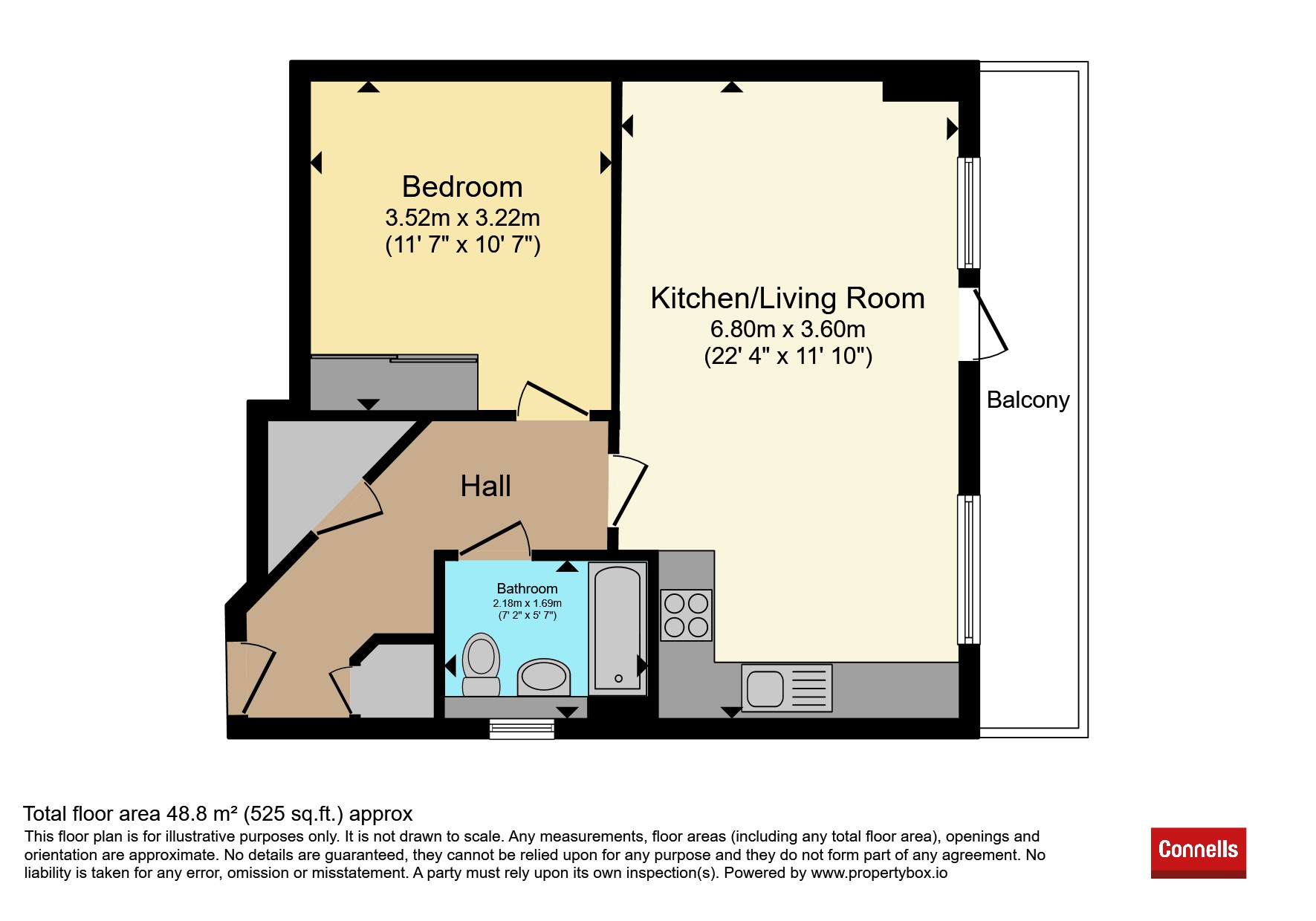 455, Paintworks, Bristol floorplan