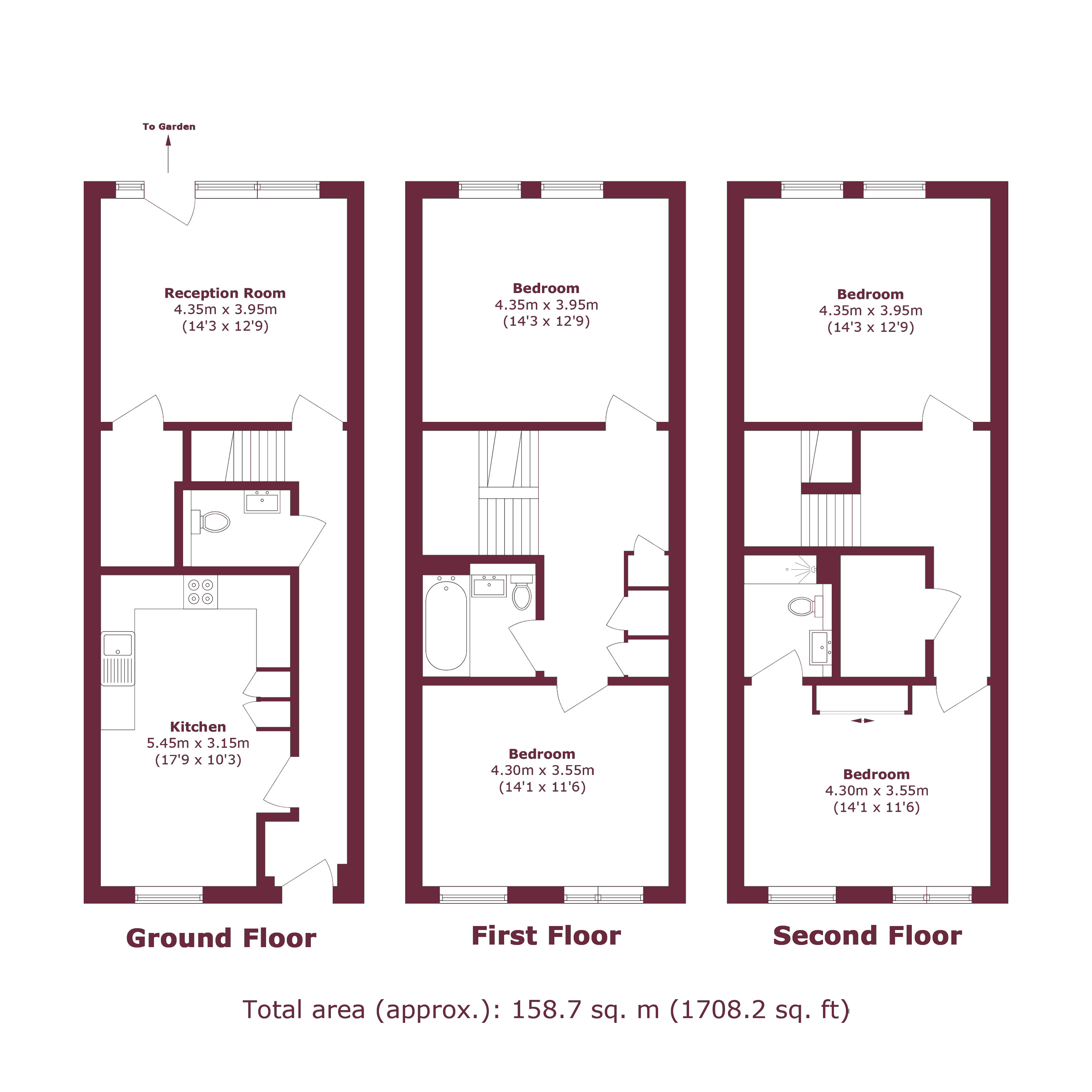 5, Ruffle House, London floorplan