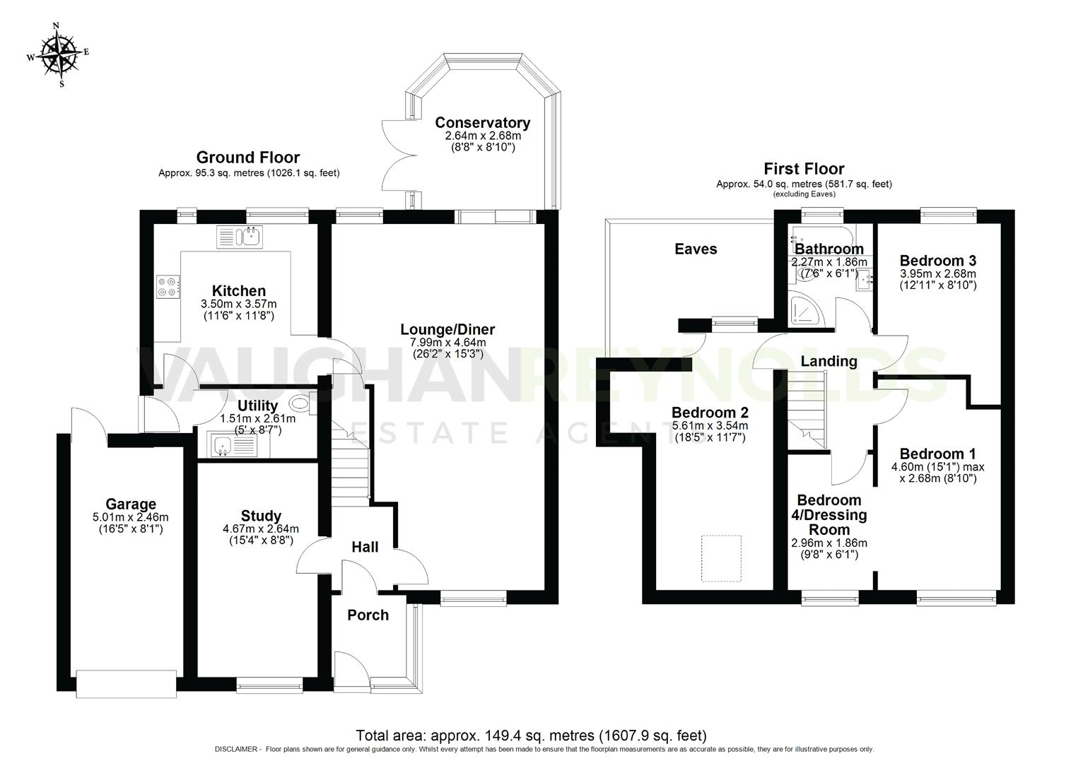 6, Verney Drive, Stratford-Upon-Avon floorplan