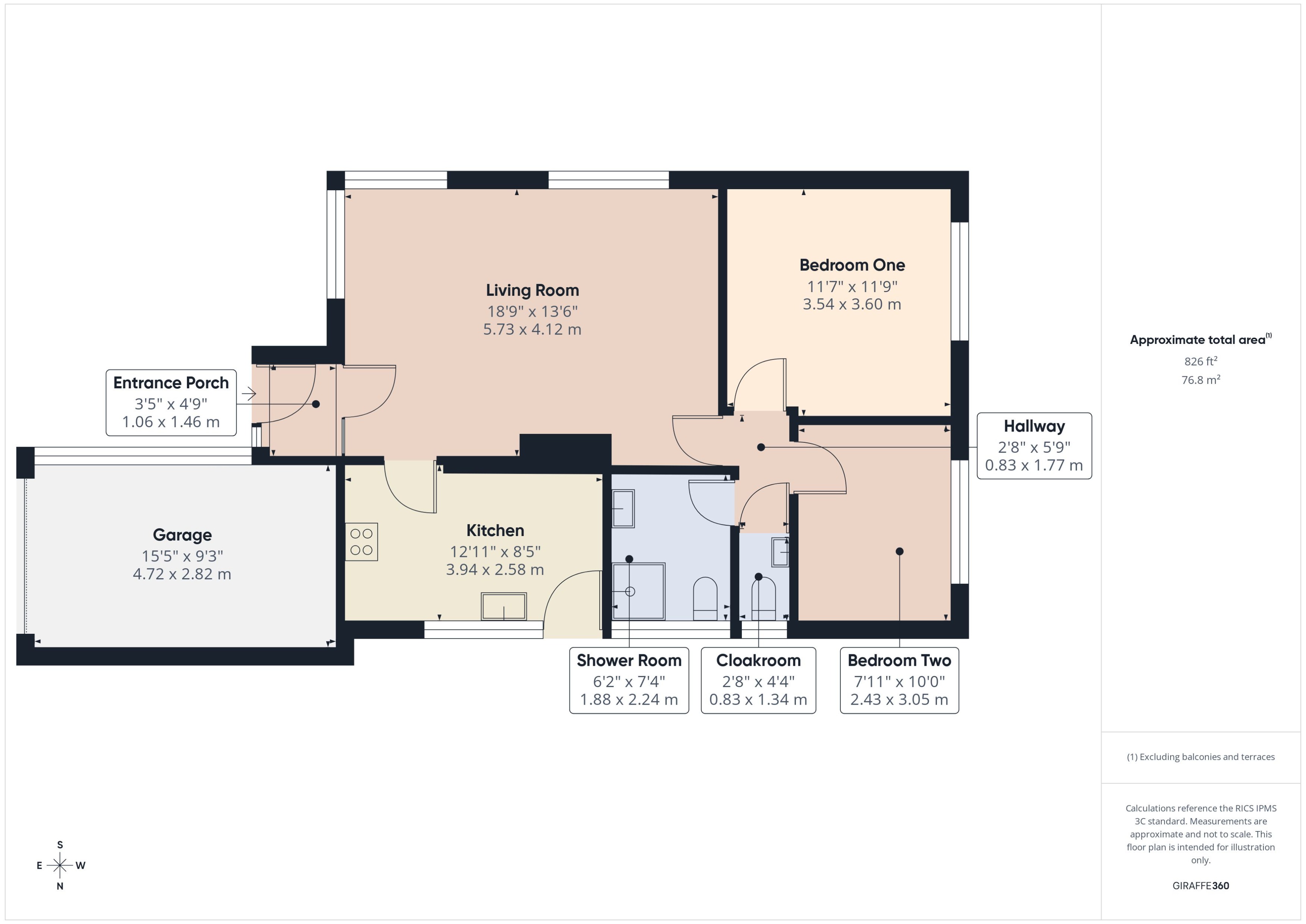 58, Lower Road, Woodchurch floorplan