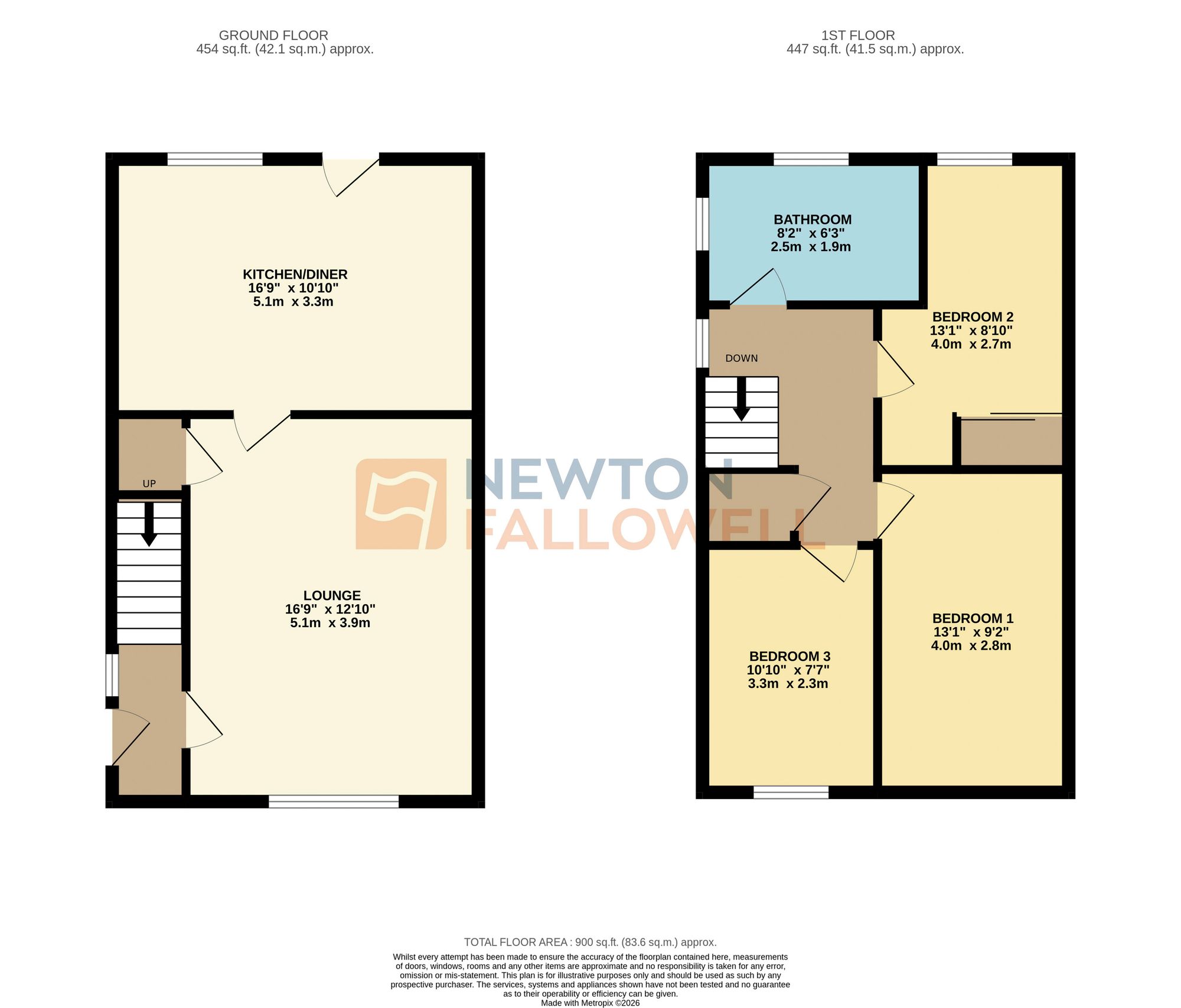 28 Sunbury Green, Leicester floorplan