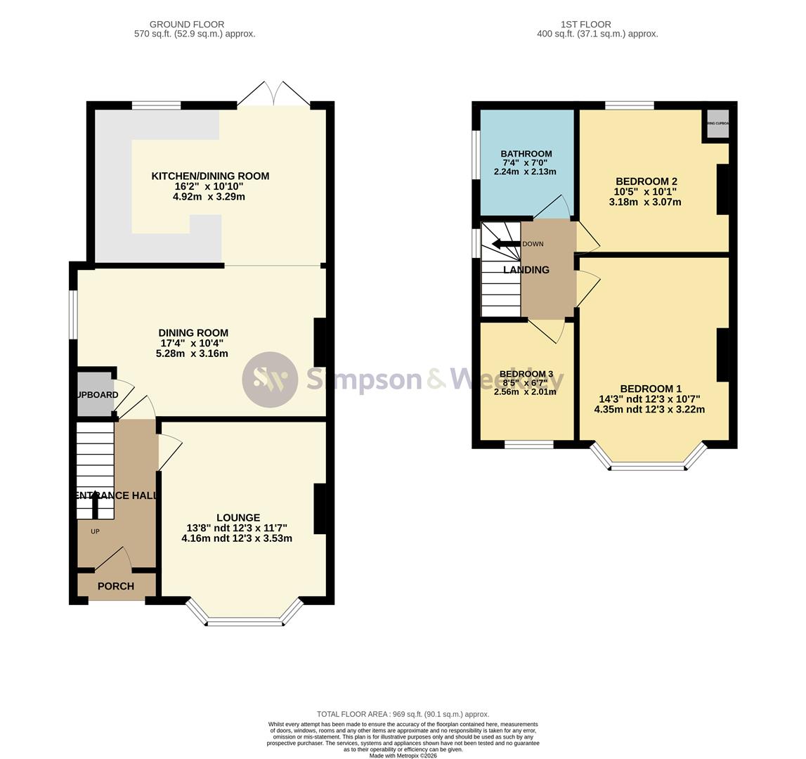 12, York Road, Rushden floorplan