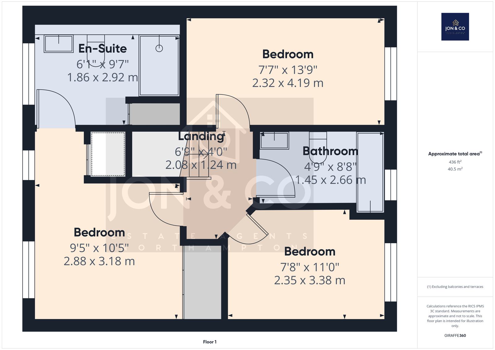 31, Thomas Chapman Grove, Northampton floorplan