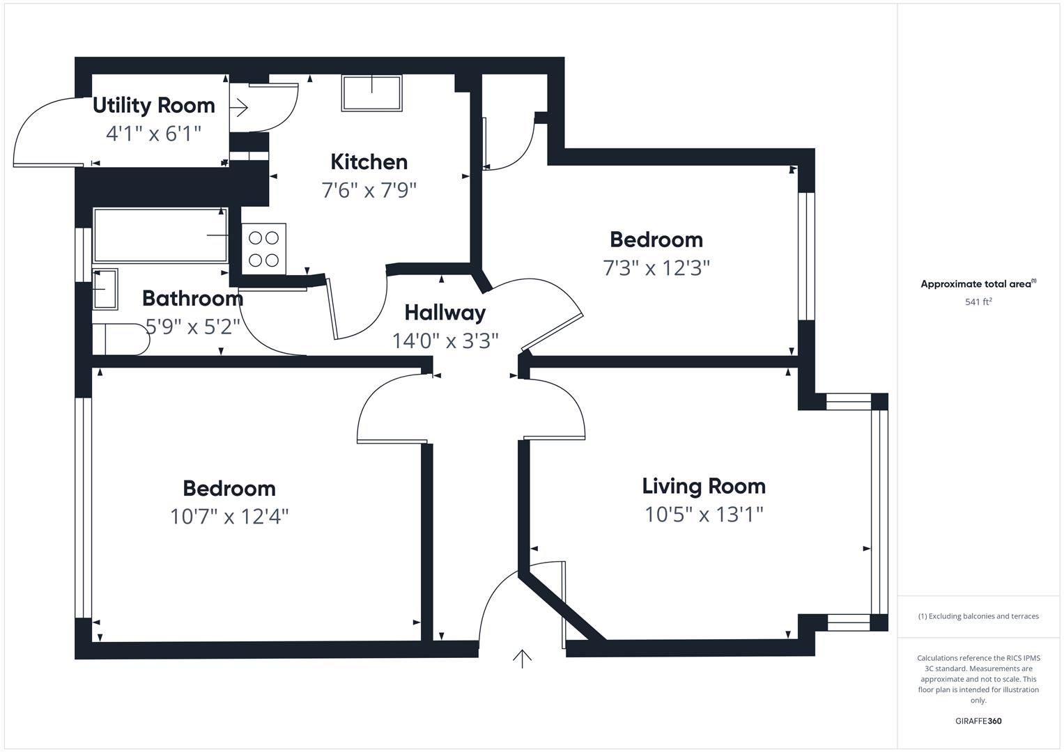 3, Elmtree Court, Ruislip floorplan