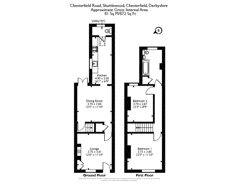 42, Chesterfield Road, Chesterfield floorplan