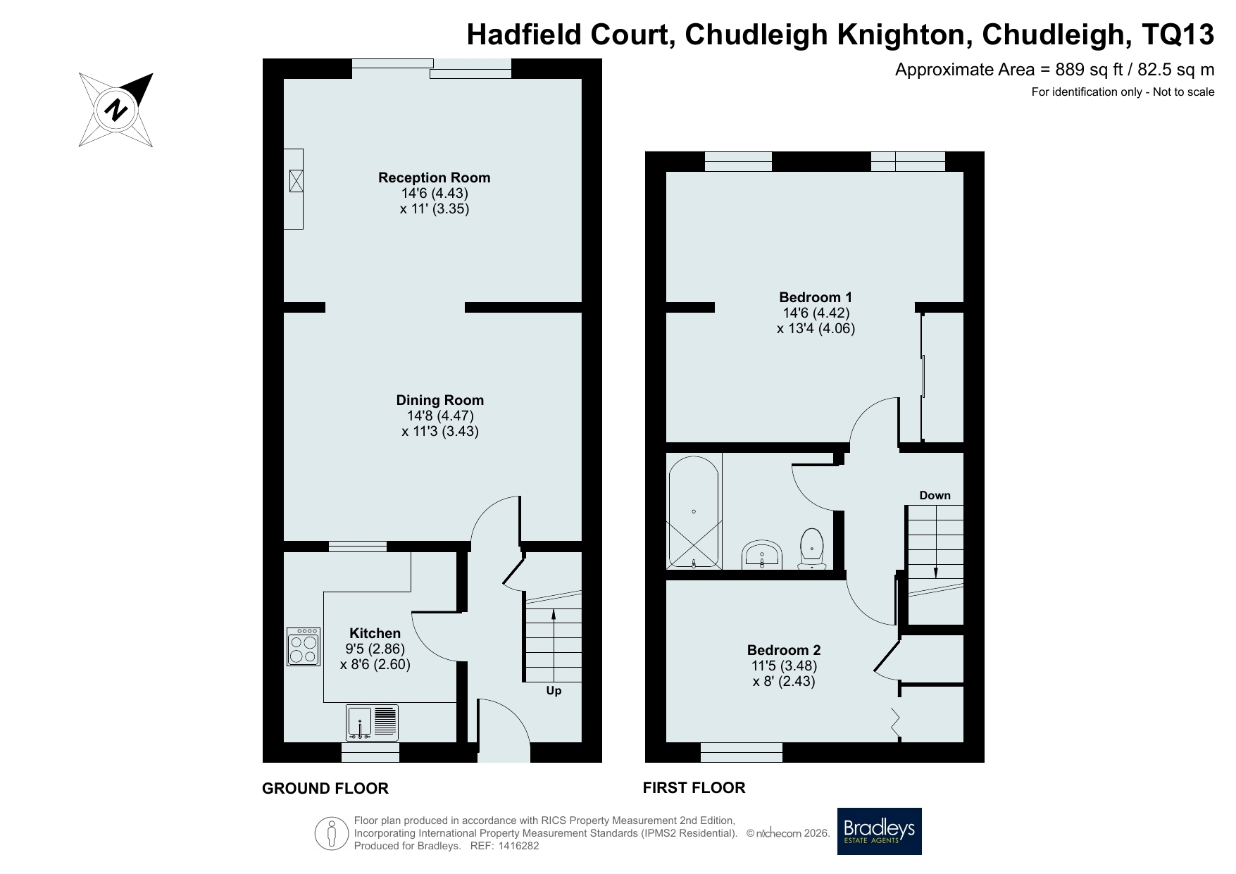 11, Hadfield Court, Chudleigh floorplan