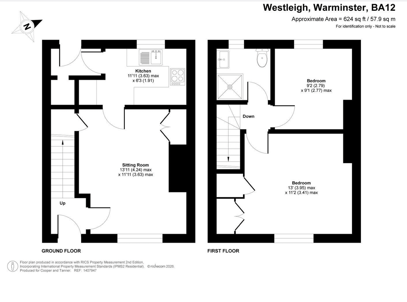 83, Westleigh, Warminster floorplan
