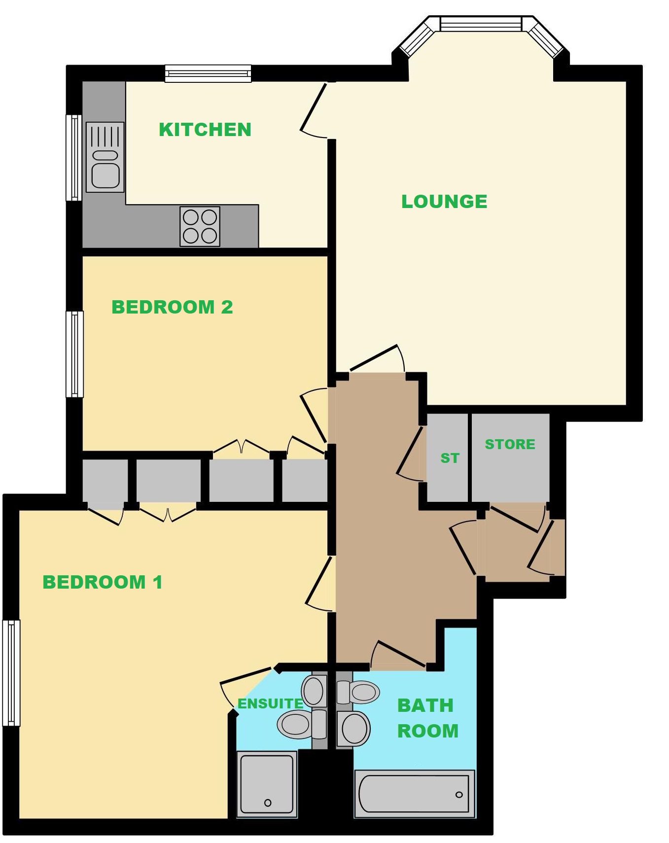 Cairnwell Gardens, Motherwell ML1, 2 bedroom flat for sale 63385182
