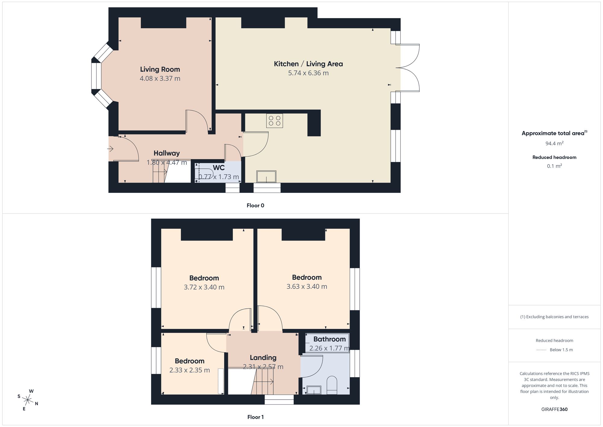 112 Harton Lane, South Shields floorplan