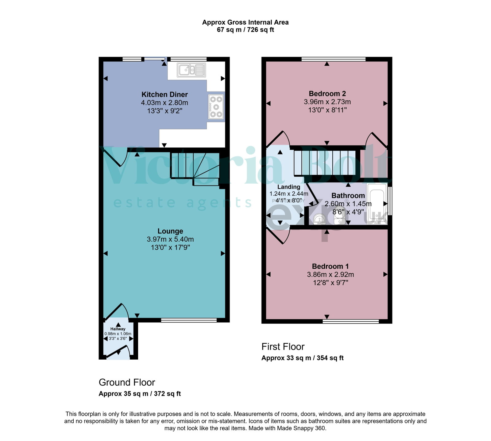 15, Dunsterville Road, Ivybridge floorplan