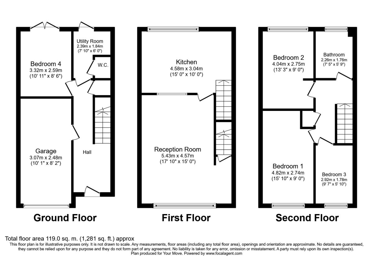 4 Bedrooms Terraced house to rent in Water Mill Way, South Darenth, Dartford DA4