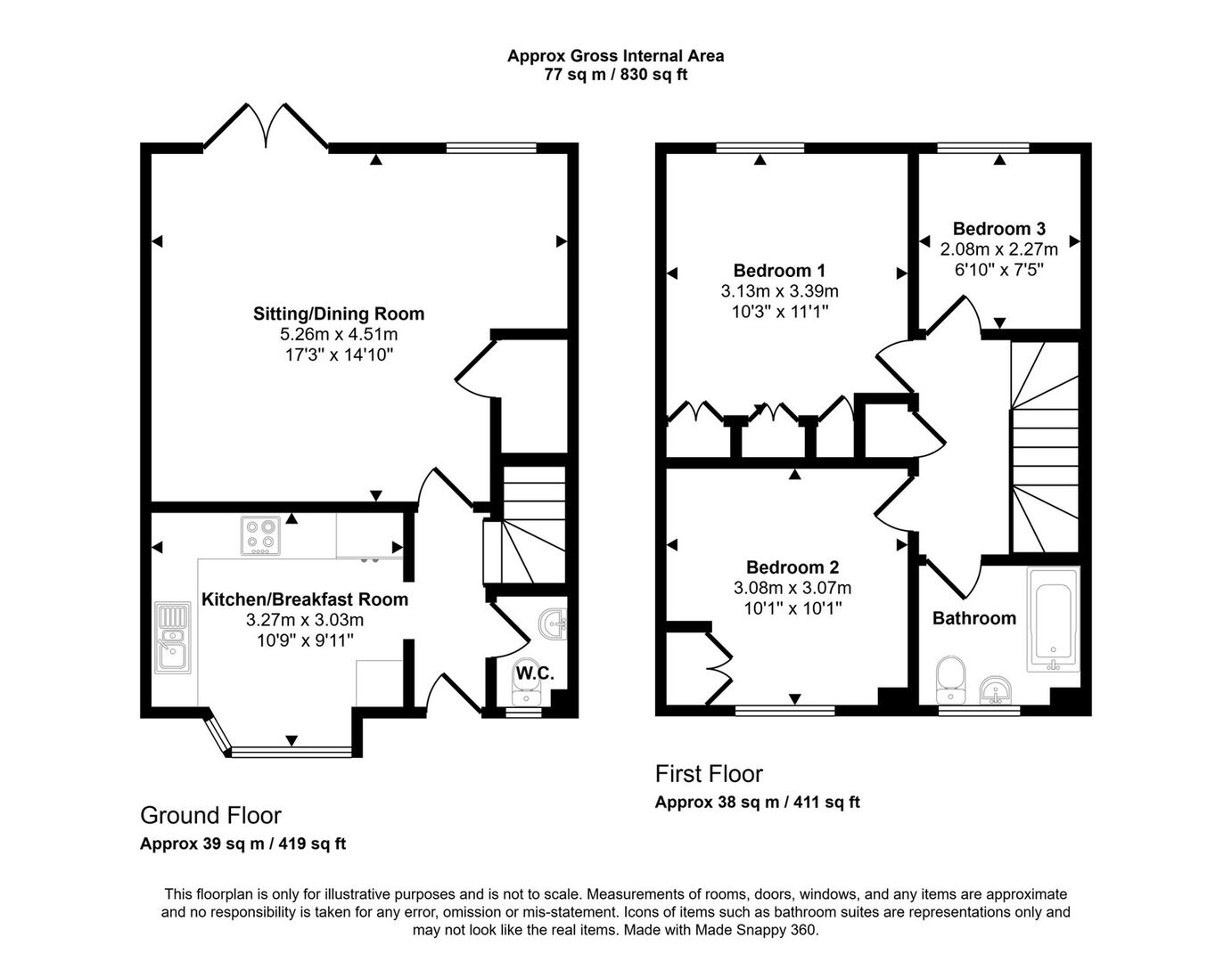 33, Hasted Drive, Alresford floorplan