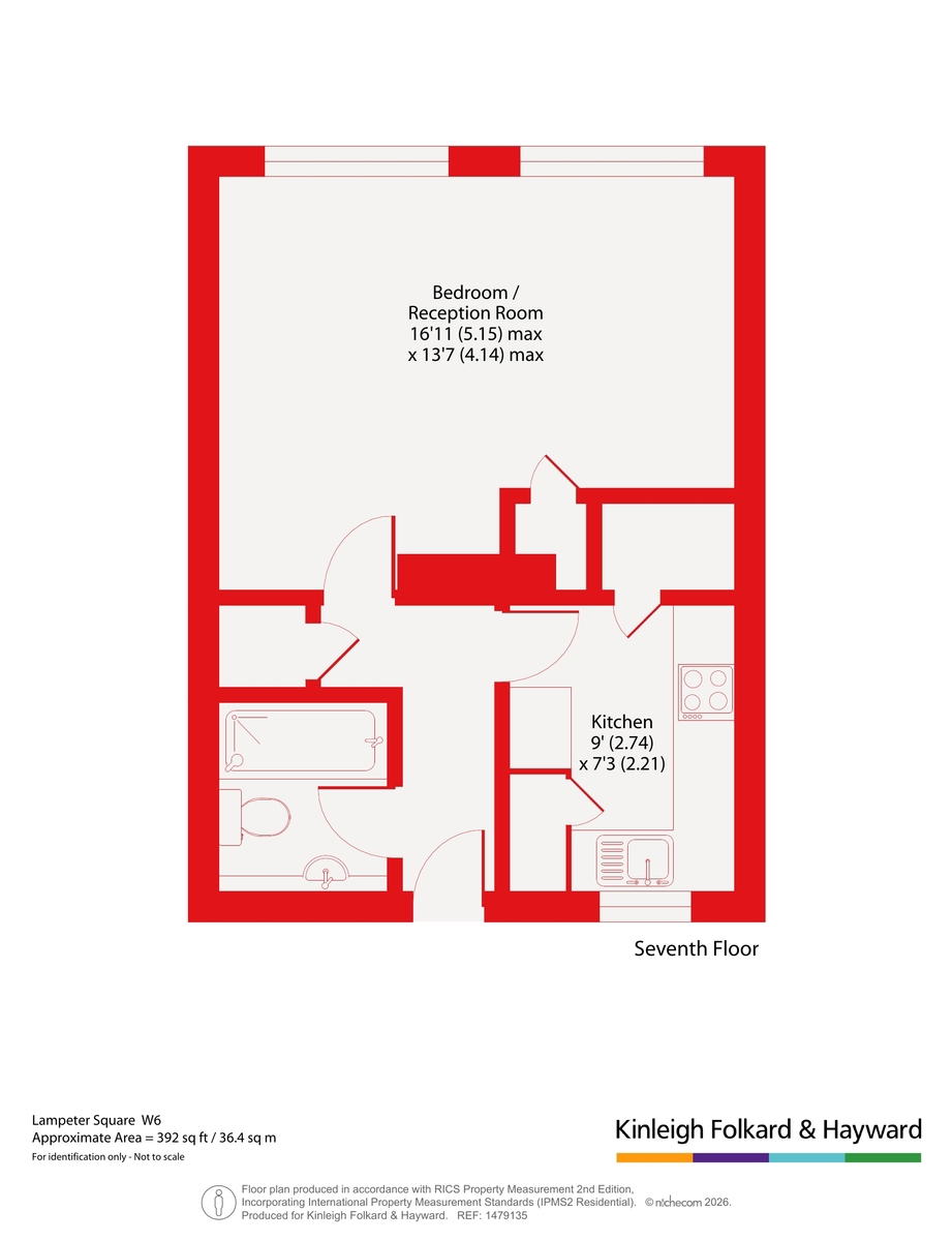 58, Lampeter Square, London floorplan