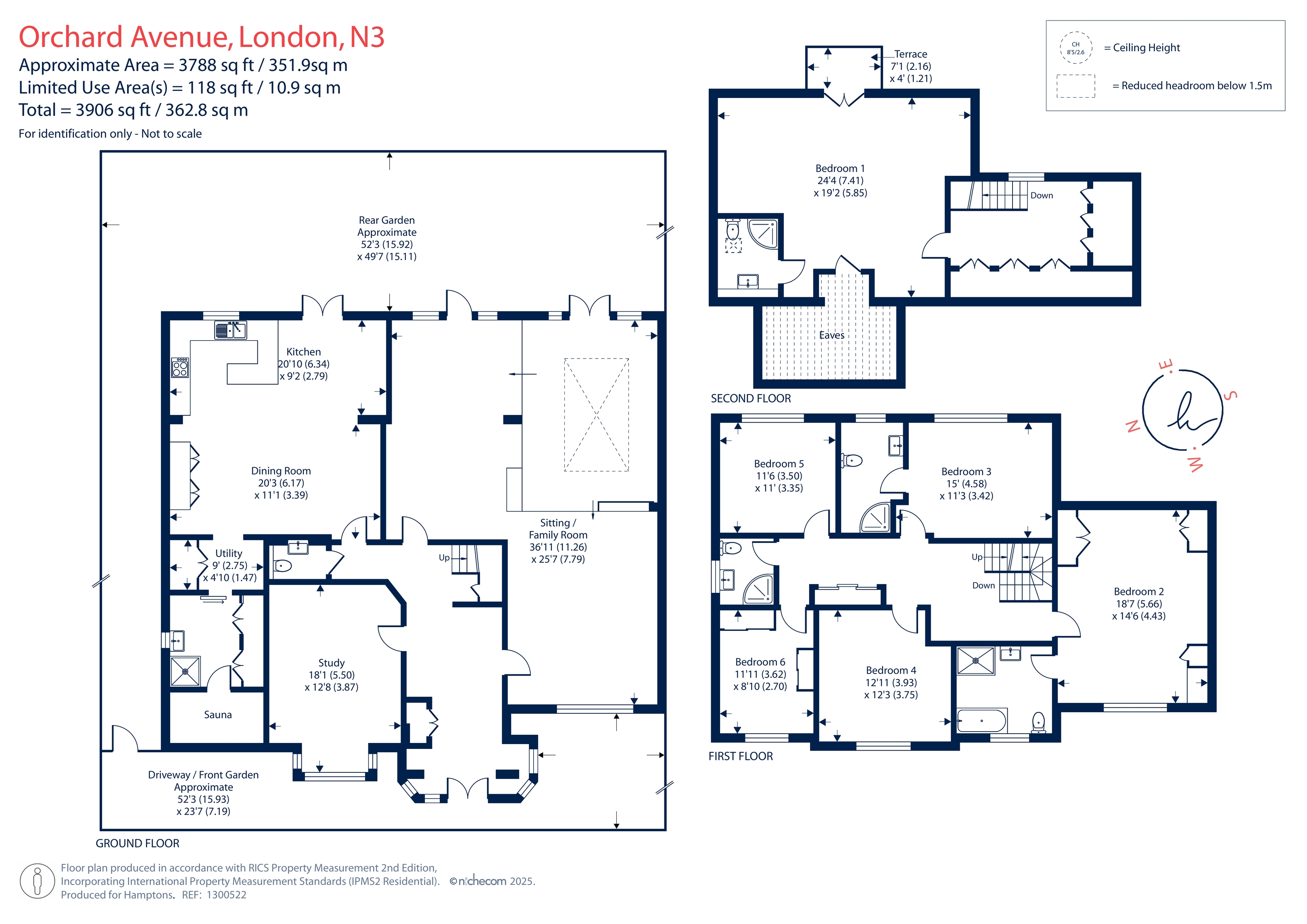 14, Orchard Avenue, London floorplan