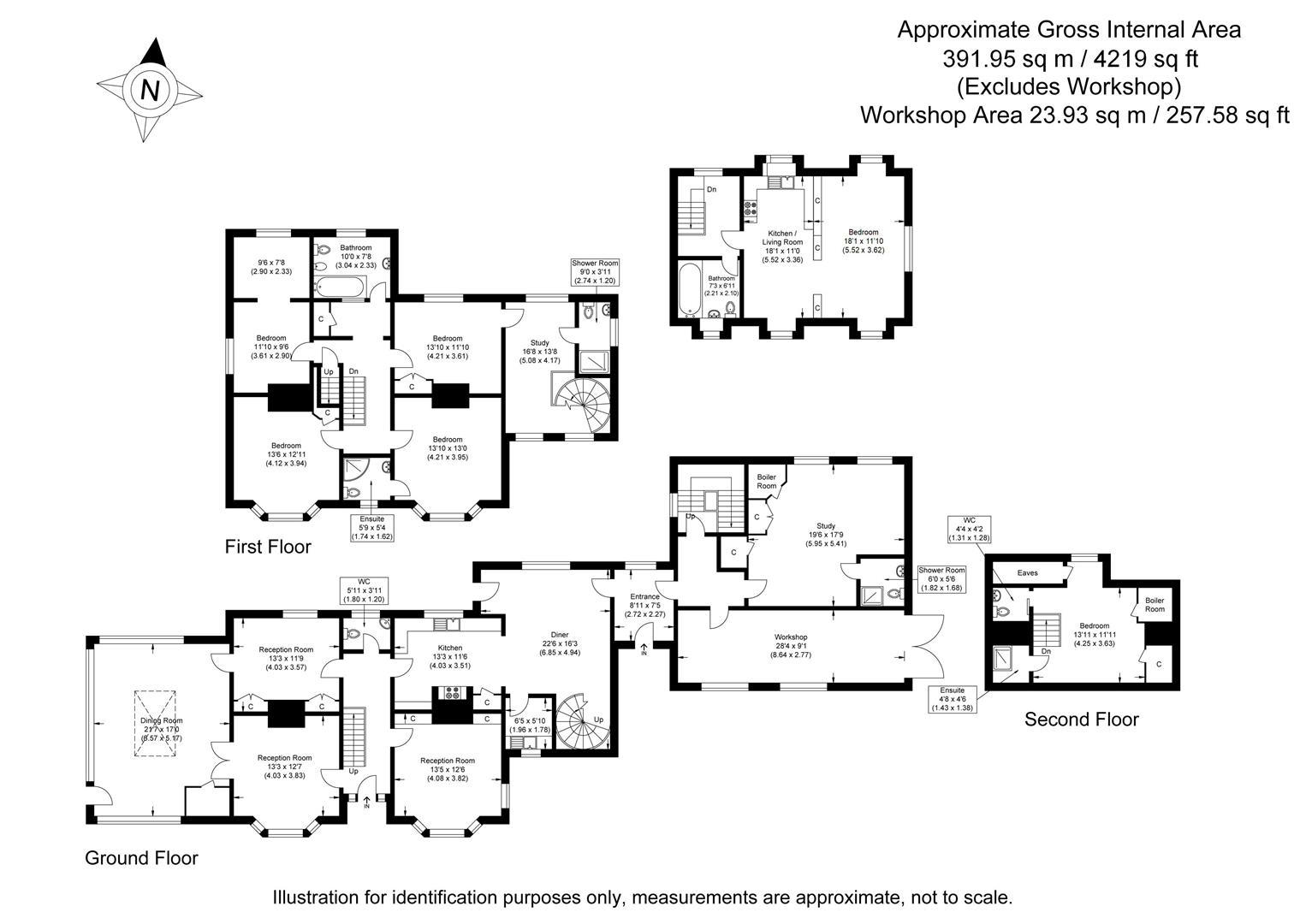 Hamilton House, Cobblers Green, Felsted floorplan