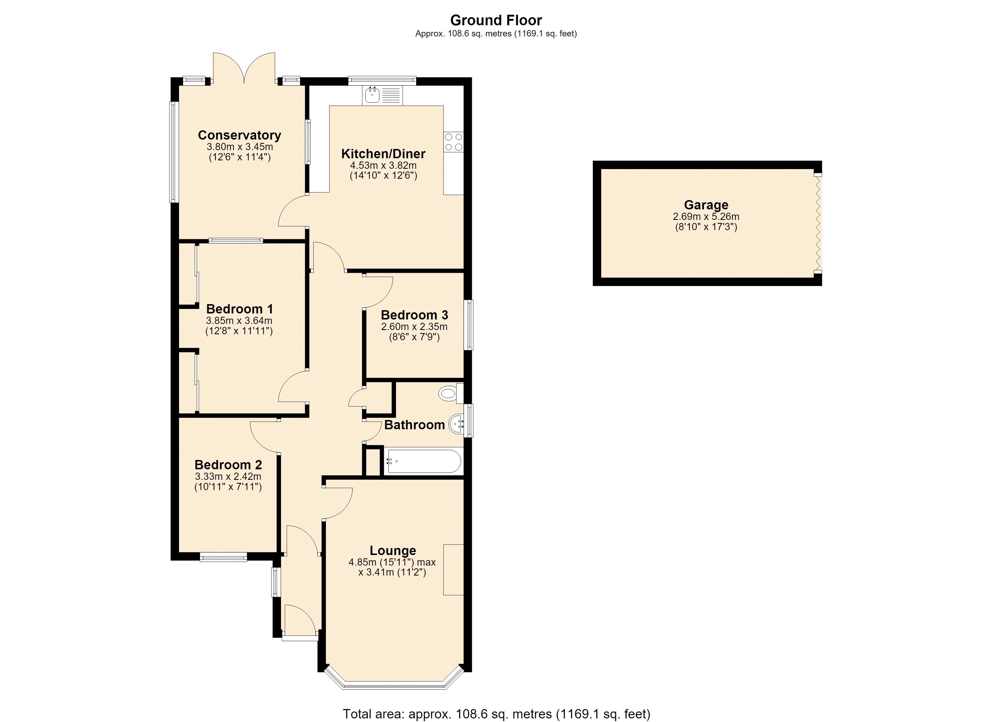 11, Hanover Walk, Hanover Estate floorplan