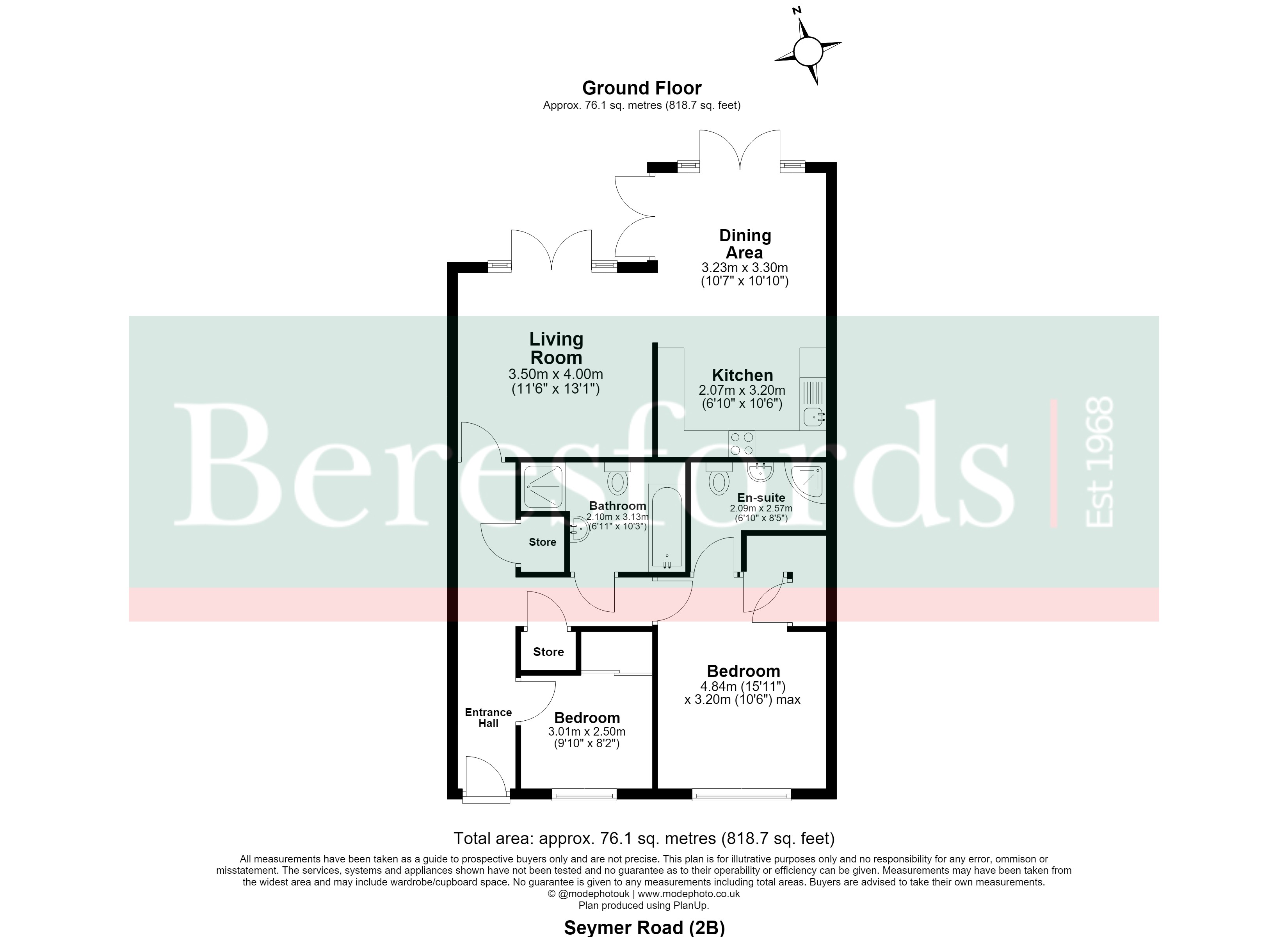 2B, Roman Villas, Romford floorplan