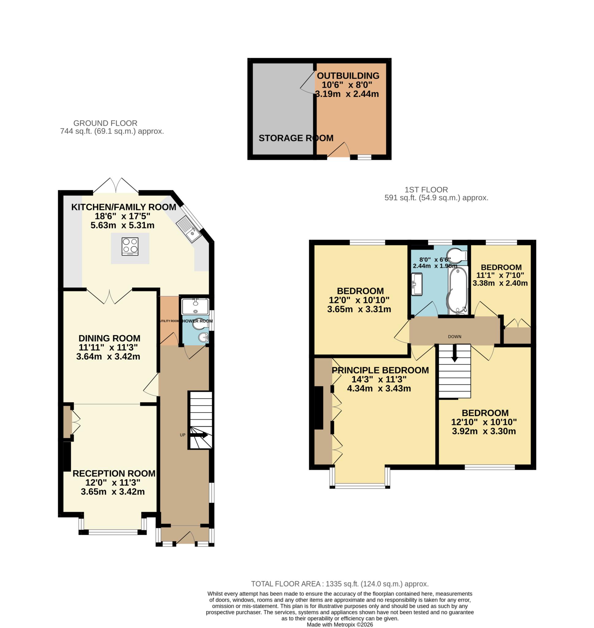 6, Myrtle Grove, New Malden floorplan