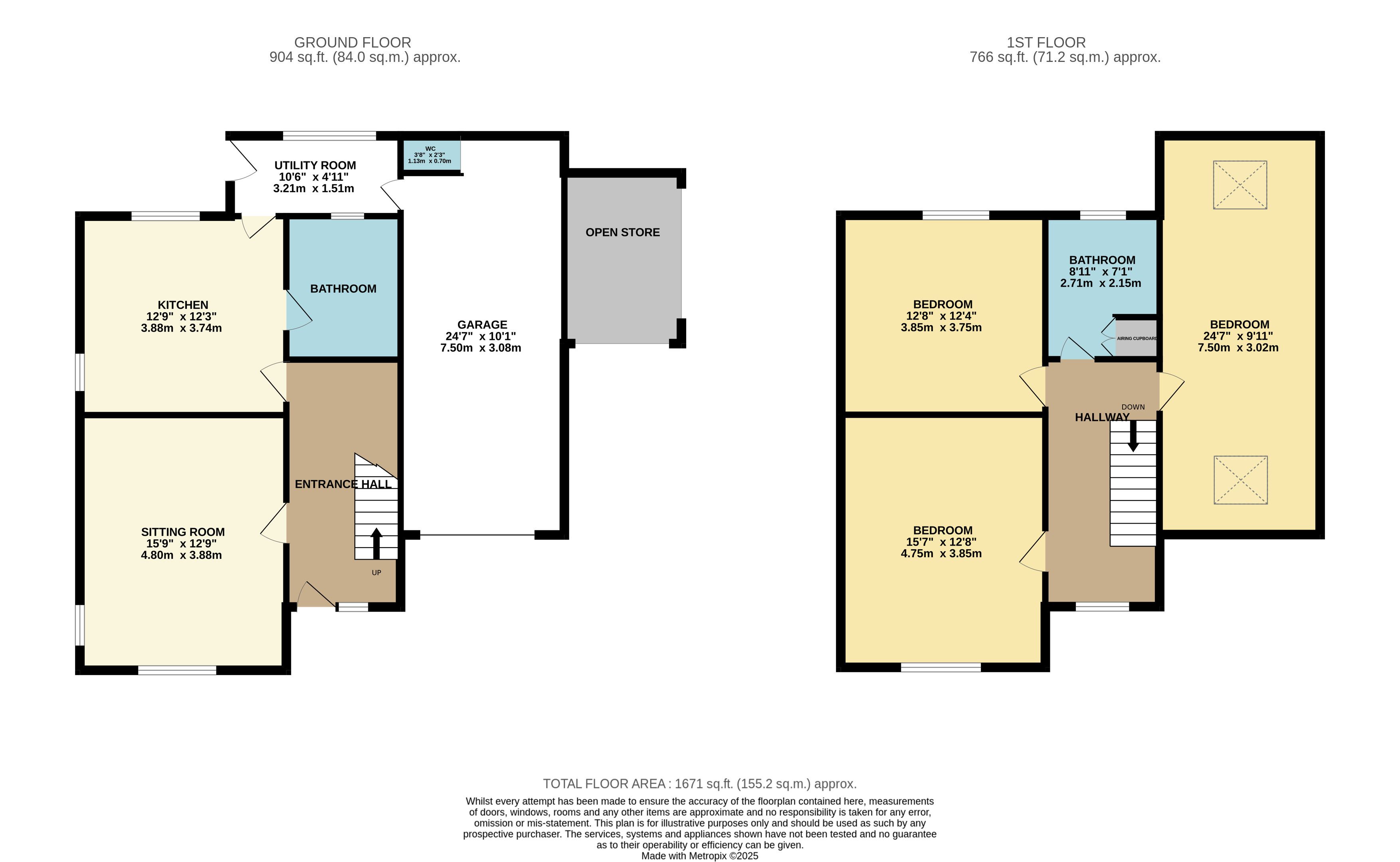 47 , Yeoman Street, Bonsall floorplan
