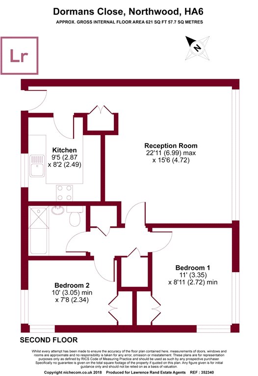 2 Bedrooms Flat to rent in Dormans Close, Northwood, Middlesex HA6
