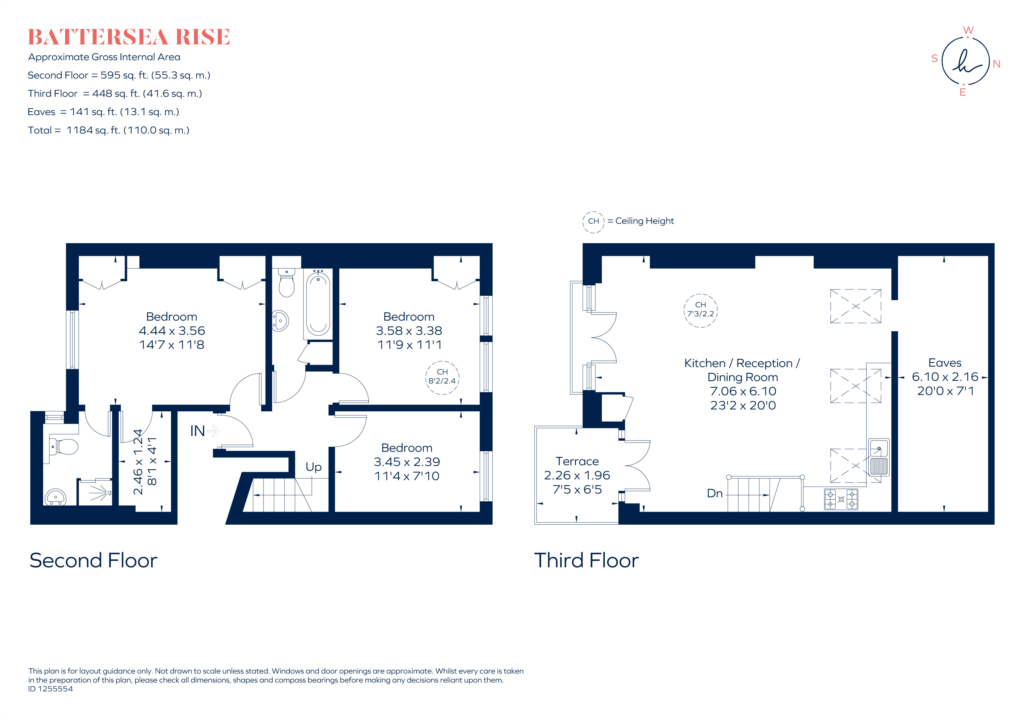 59F, Battersea Rise, London floorplan