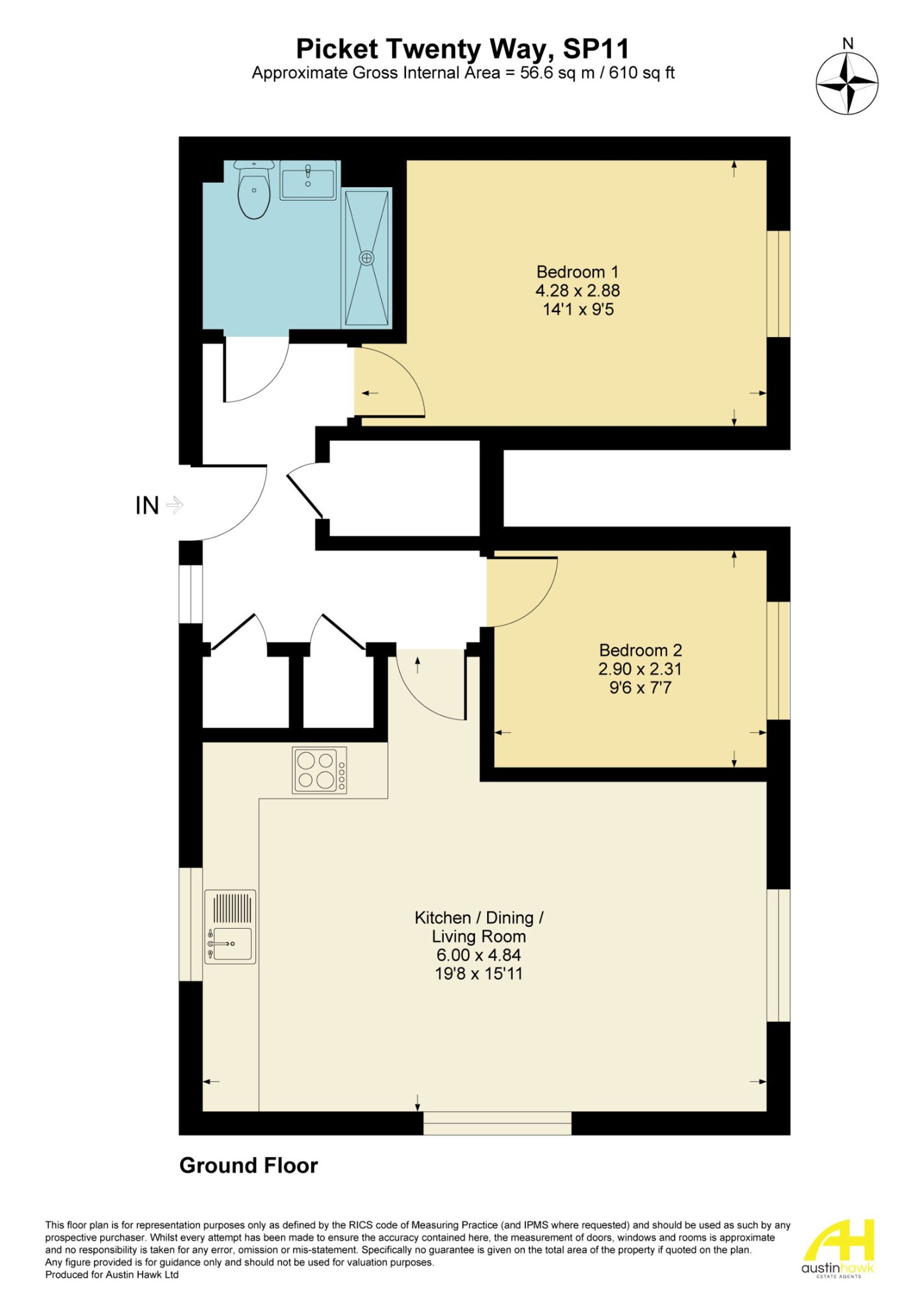 7a Picket Twenty Way, Andover floorplan