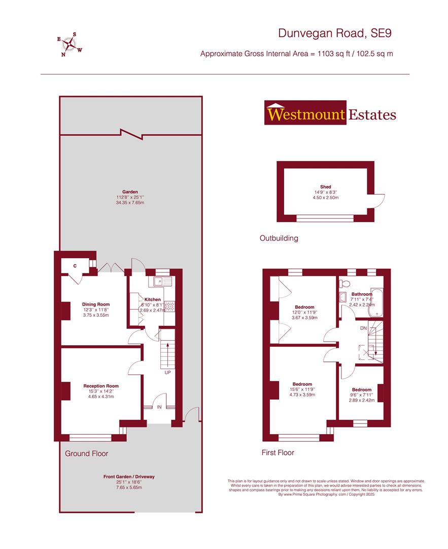38, Dunvegan Road, London floorplan