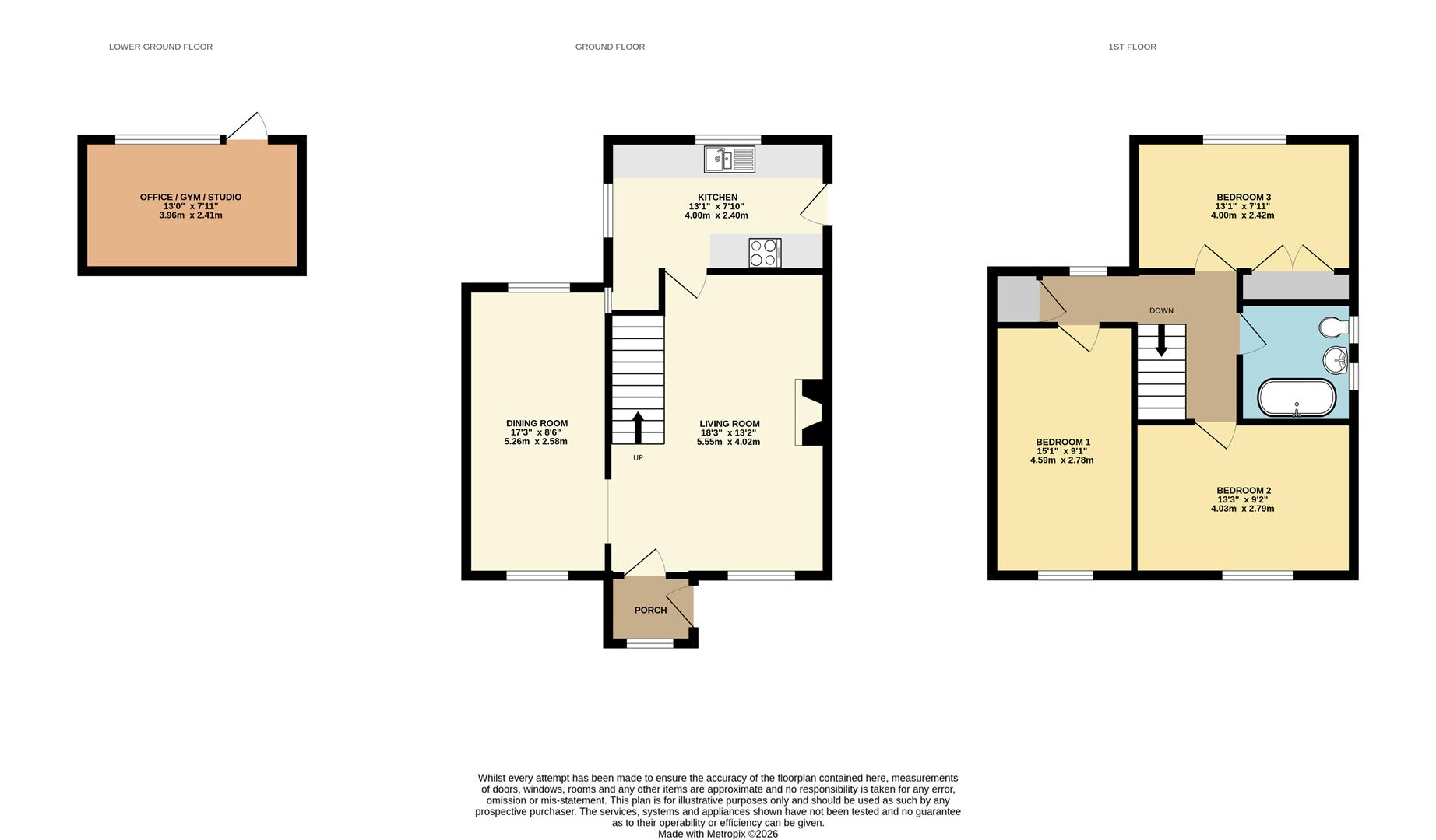 18B, Coates Road, Exeter floorplan