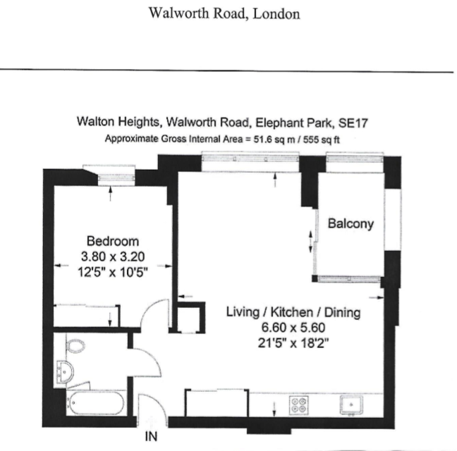 1 Bedrooms Flat to rent in Walworth Road, London SE17