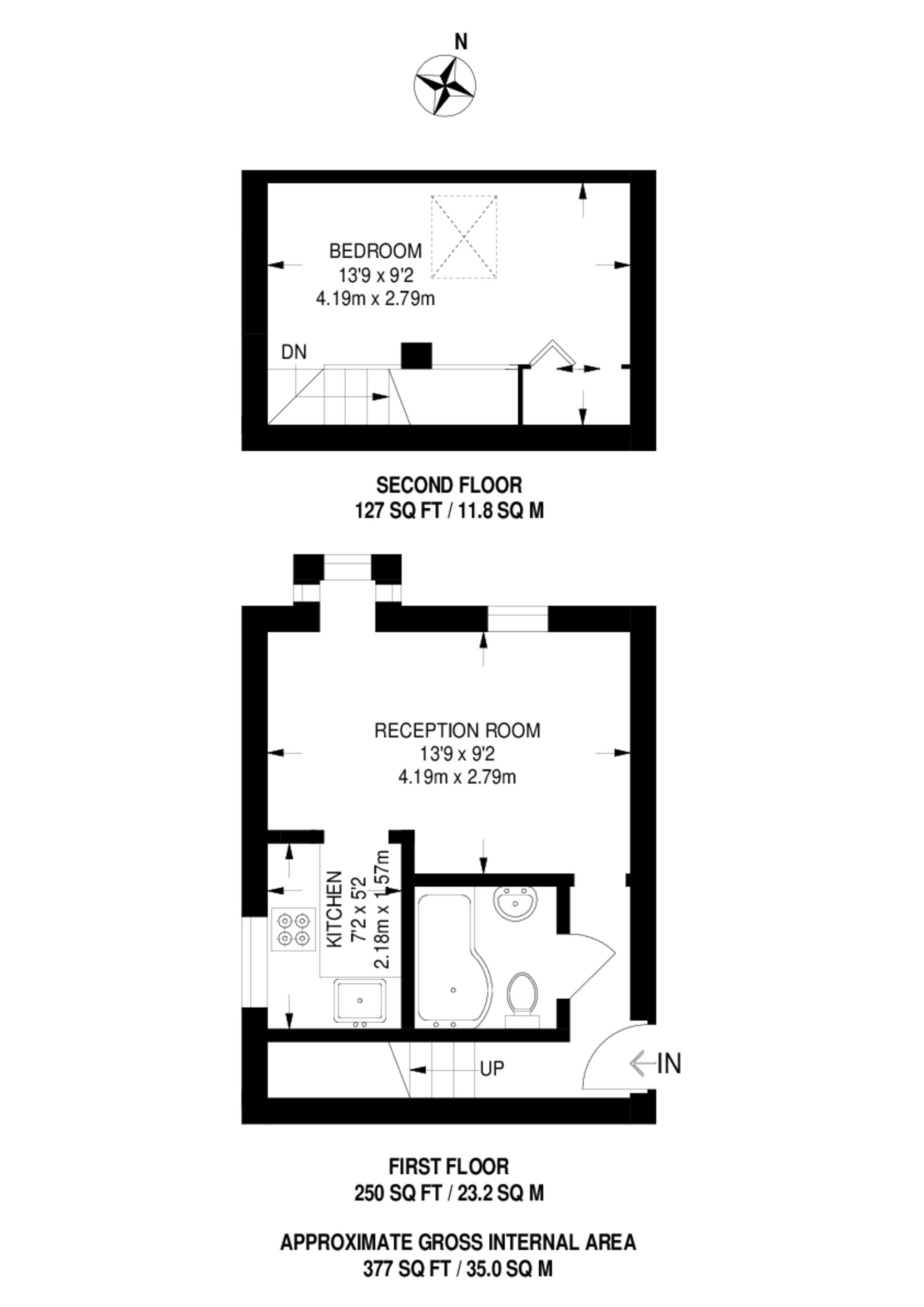 Veryan, Goldsworth Park floorplan